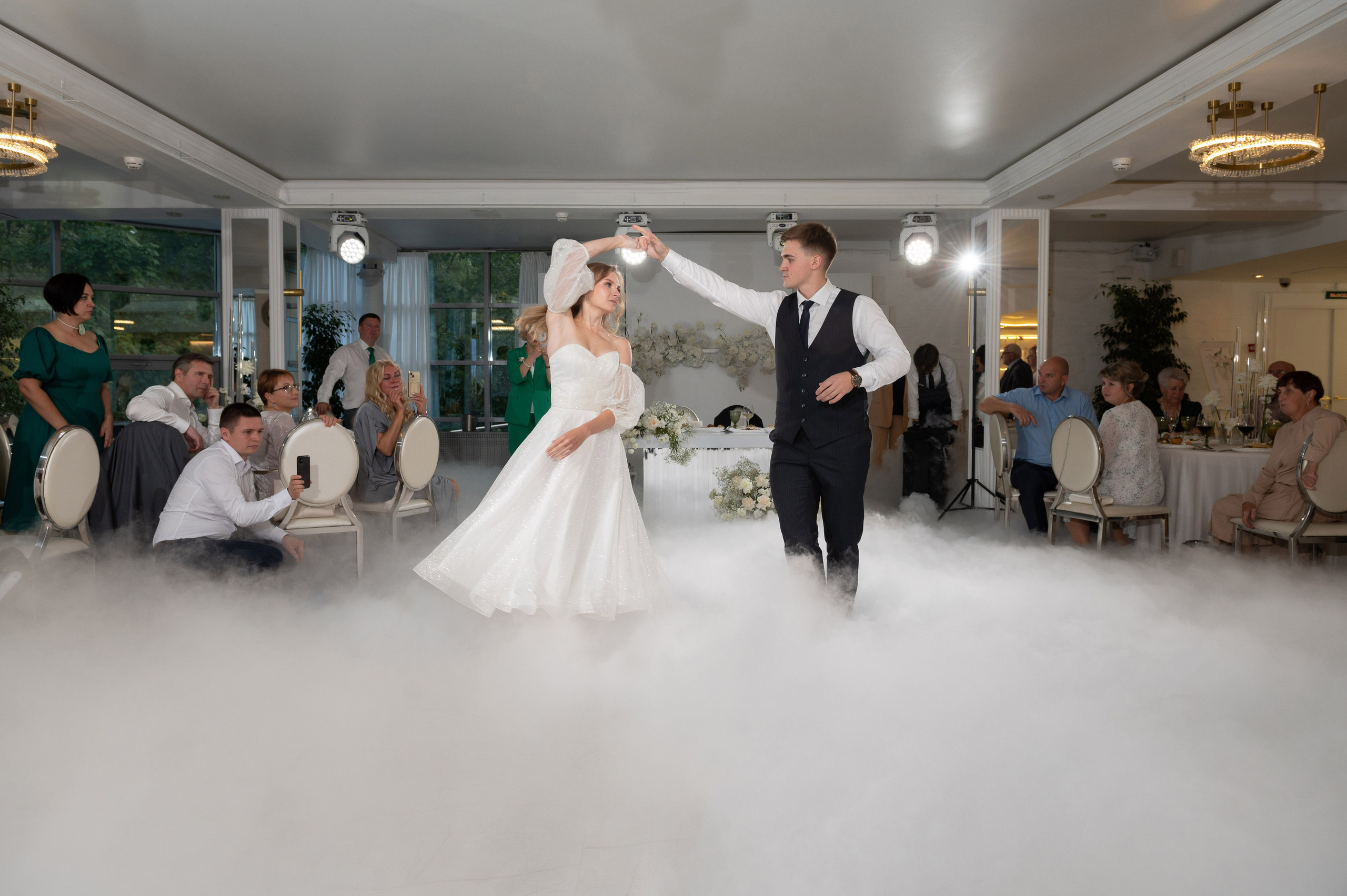 Анастасия и Михаил (Второй Дворец Бракосочетания на Фурштатской улице 52, фотосессия в Таврическом парке). Портретный, семейный и свадебный фотограф в Санкт-Петербурге и в Пушкине Ширяев Денис