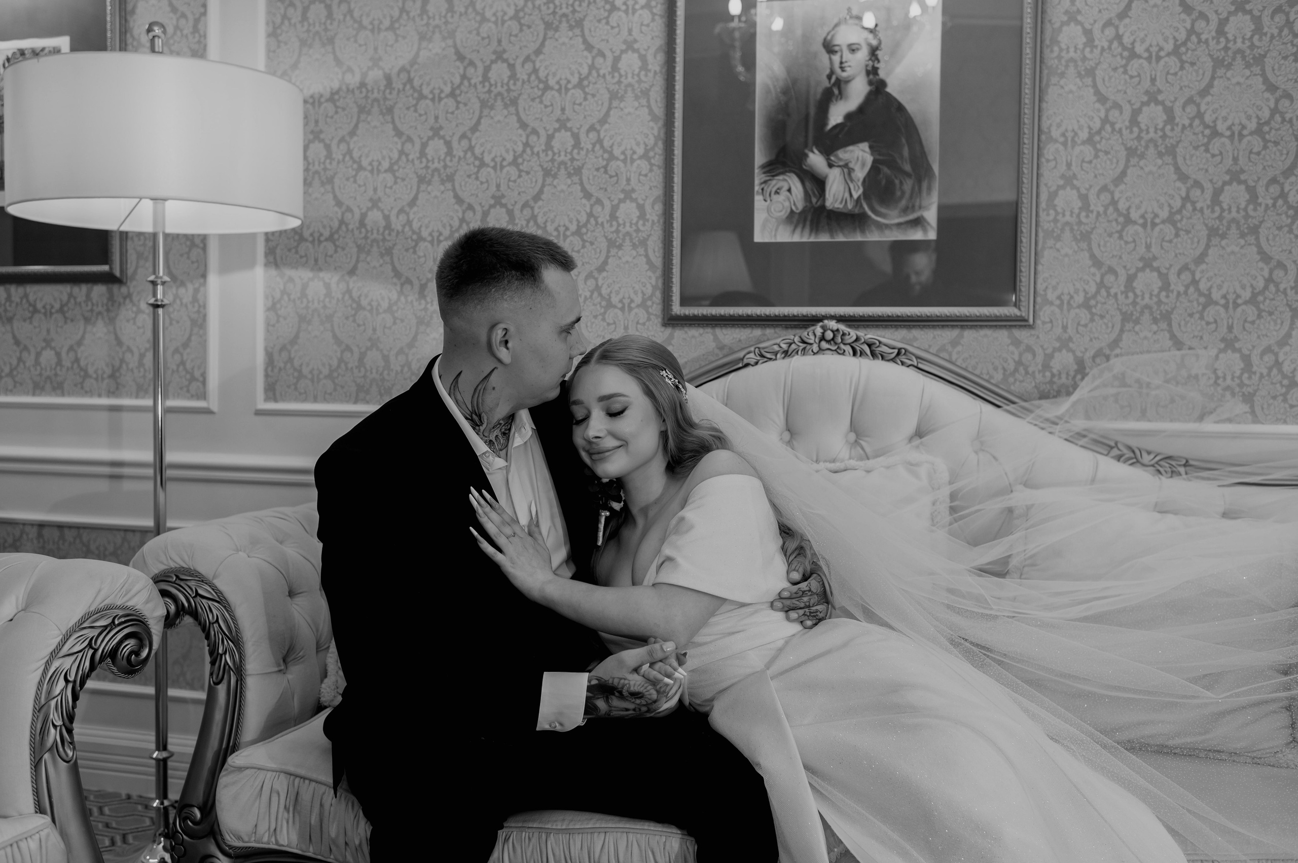 Виктория и Максим черно-белая серия. Портретный, семейный и свадебный фотограф в Санкт-Петербурге и в Москве Ширяев Денис