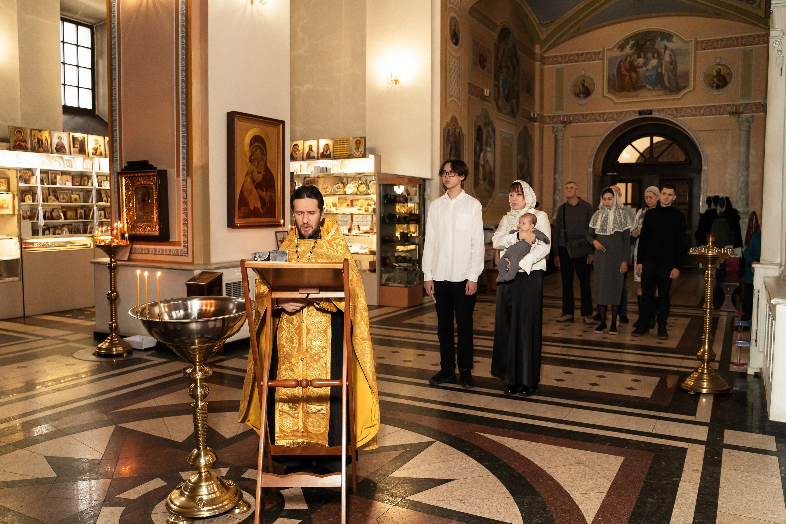 Крещение Марка. Фотограф Алина Филимонова Тверь