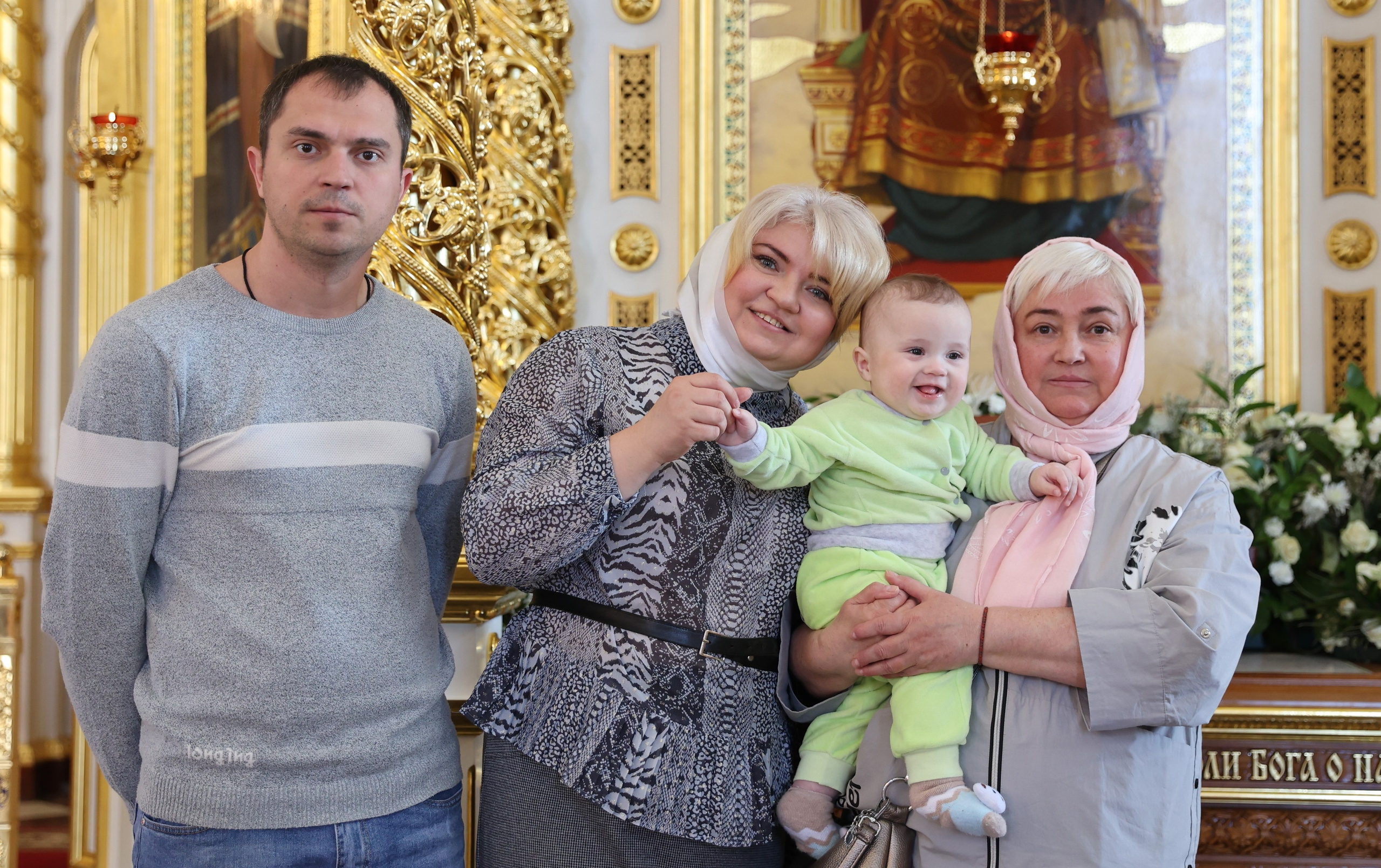 Крещение Серофима. Свадебный и семейный фотограф г. Саранск