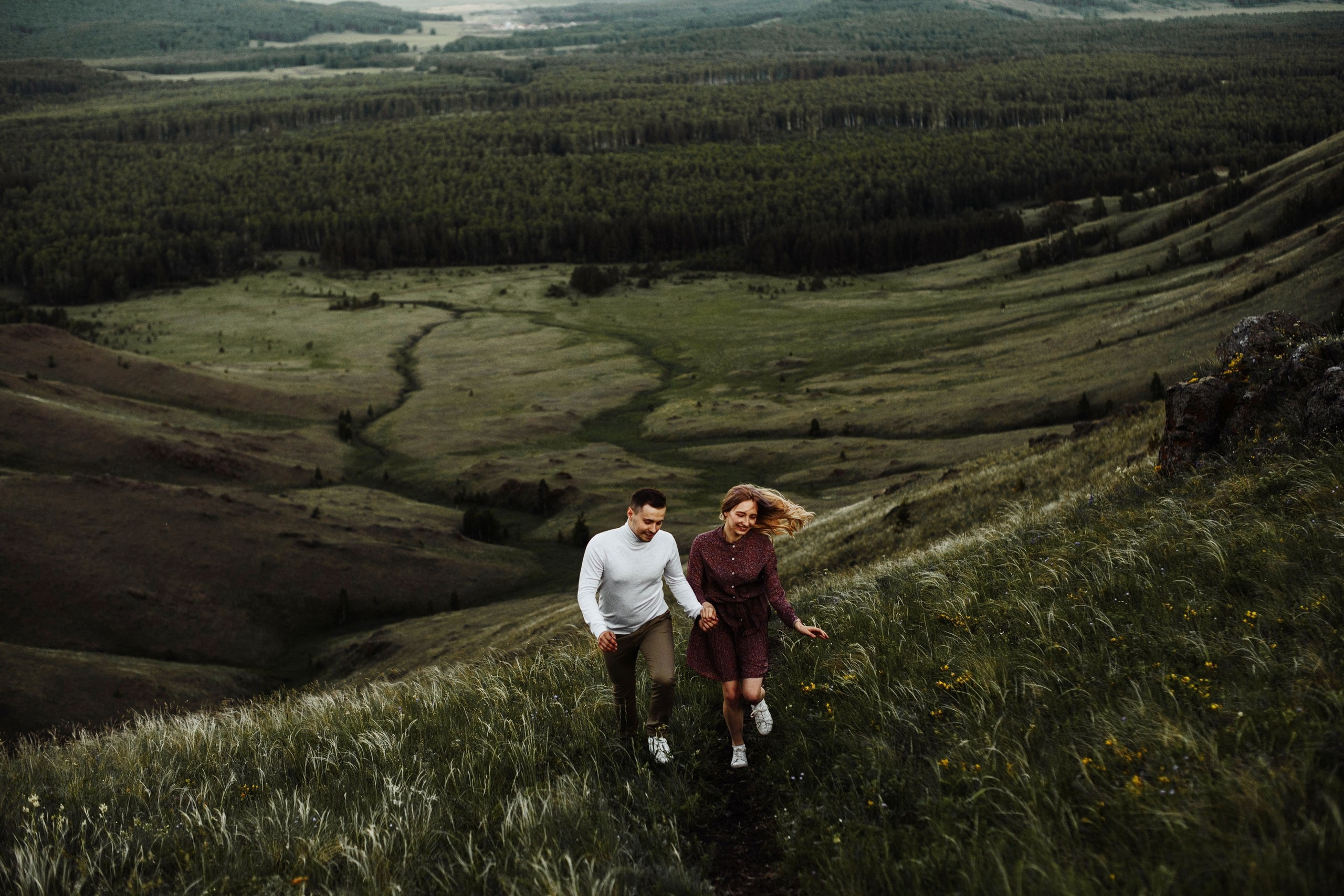 Love Story на горе Нурали – романтическая фотосессия в горах. Свадебный фотограф в Миассе Татьяна Ружникова