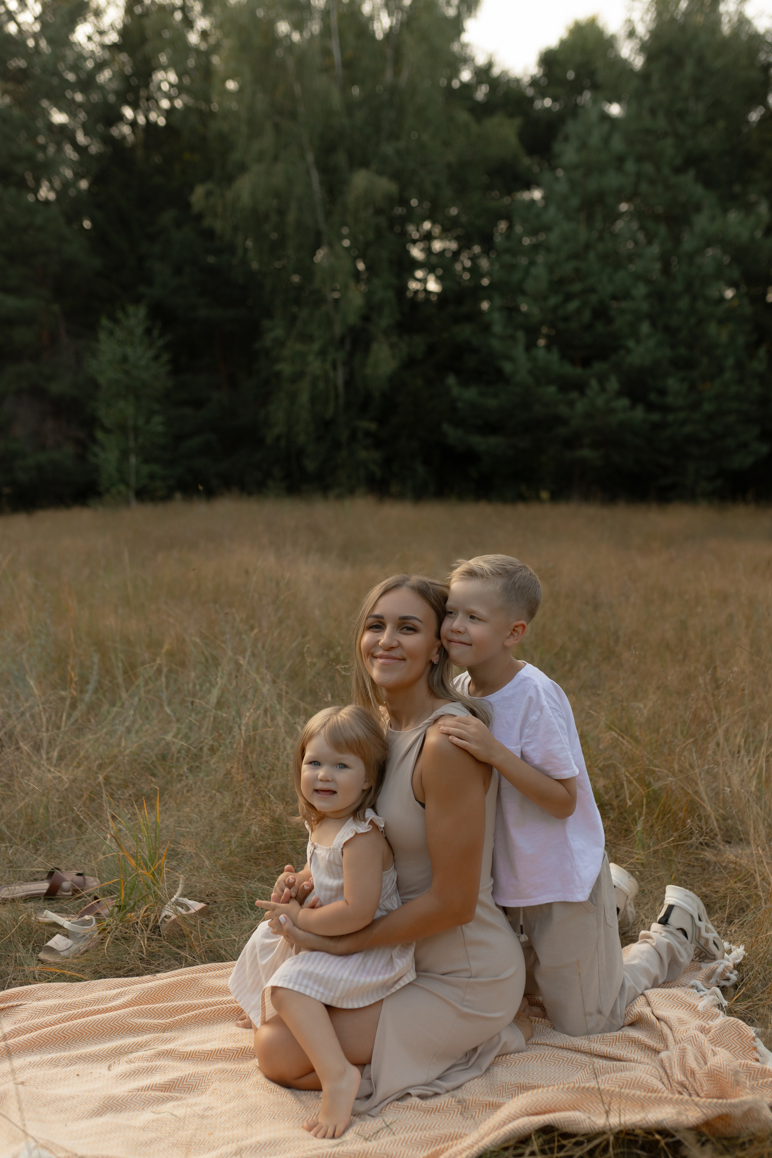 Алексей, Мария, Ваня и Варя. Фотограф Татьяна Семенова
