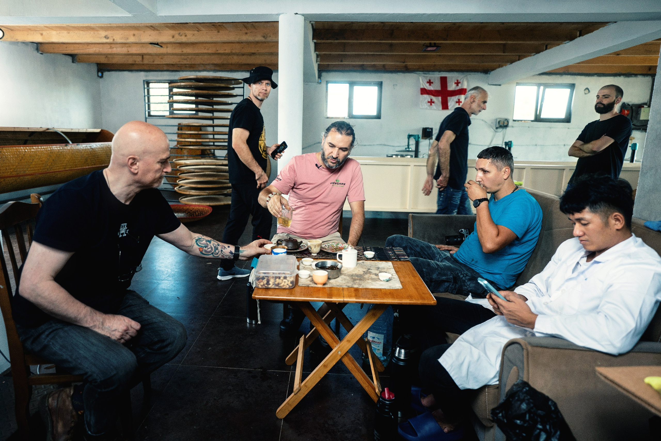 Tea production Moychay, Guria. Андрей Фадеев фото видео Тбилиси