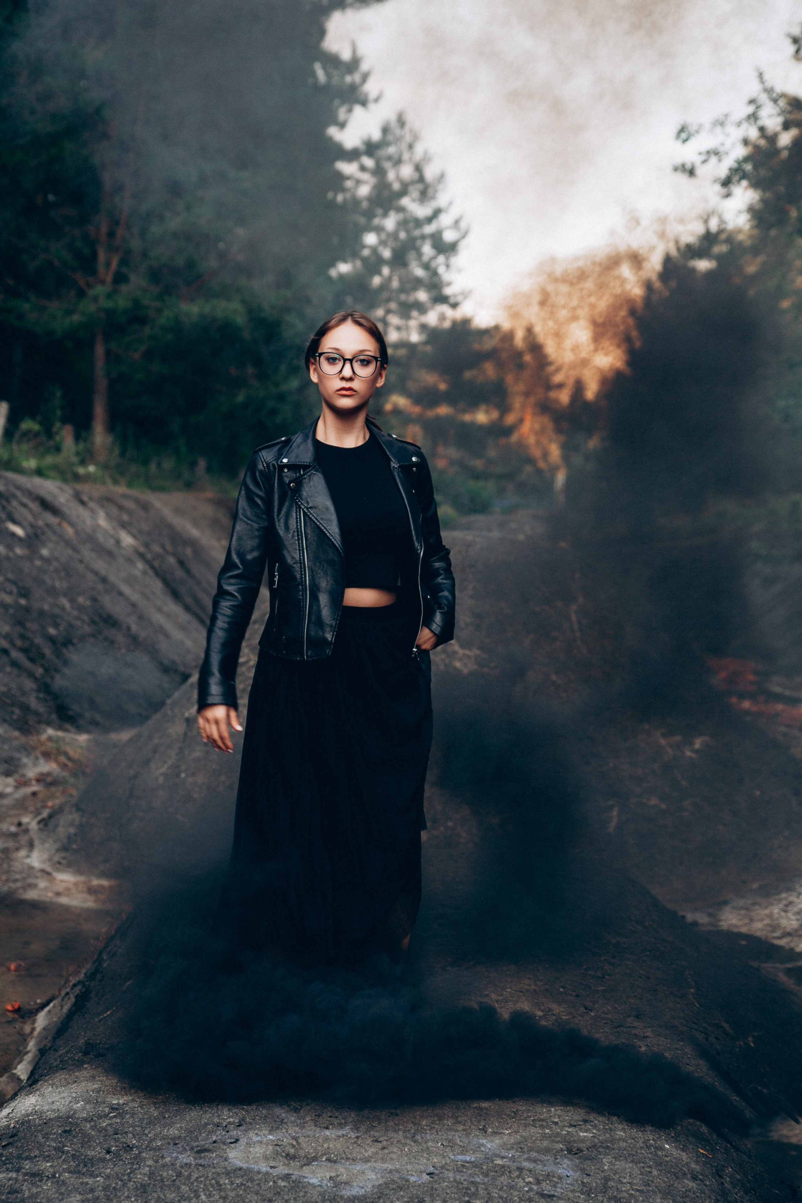 Дым над Слаломным каналом. Репортажный и детский фотограф в Минске