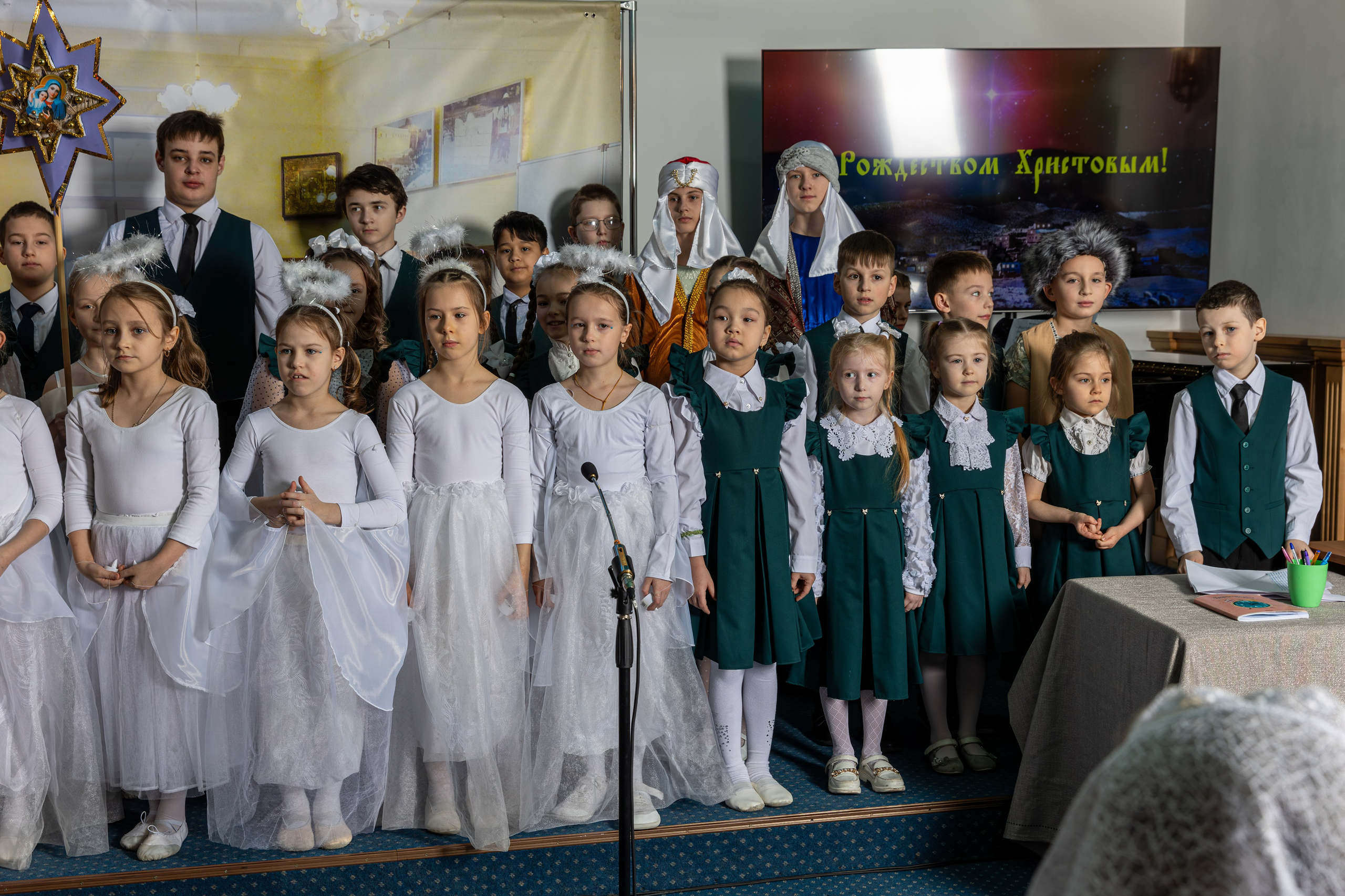 Рождество Воскресная школа 2025. Фотограф Таинств Крещение и Венчания г. Магадан Власова Ульяна