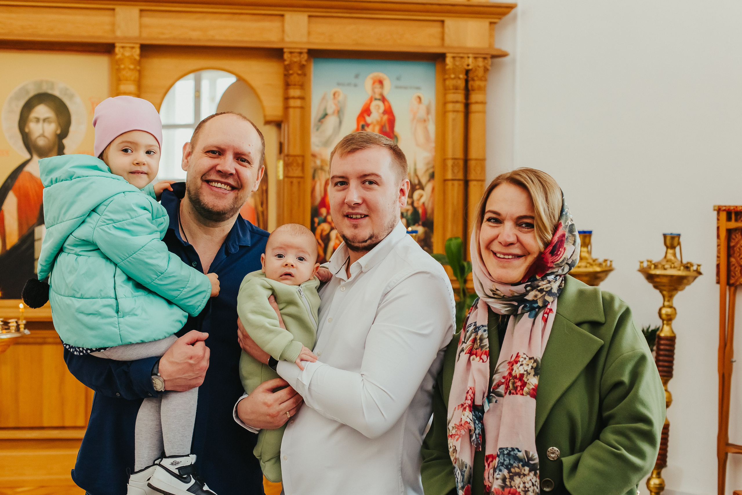 Фотосъемка крещения ребенка. Фотограф новорожденных и детский в Сергиевом Посаде Кругликова Юлия