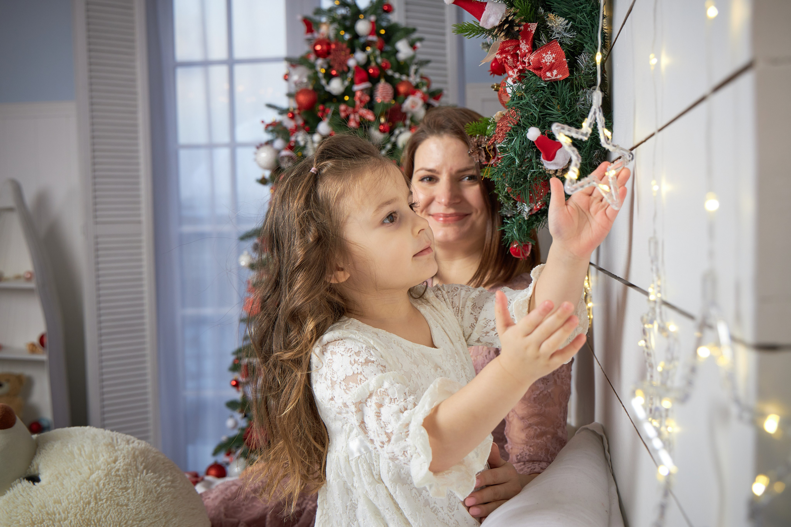 Новогодняя фотосессия для счастливой семьи