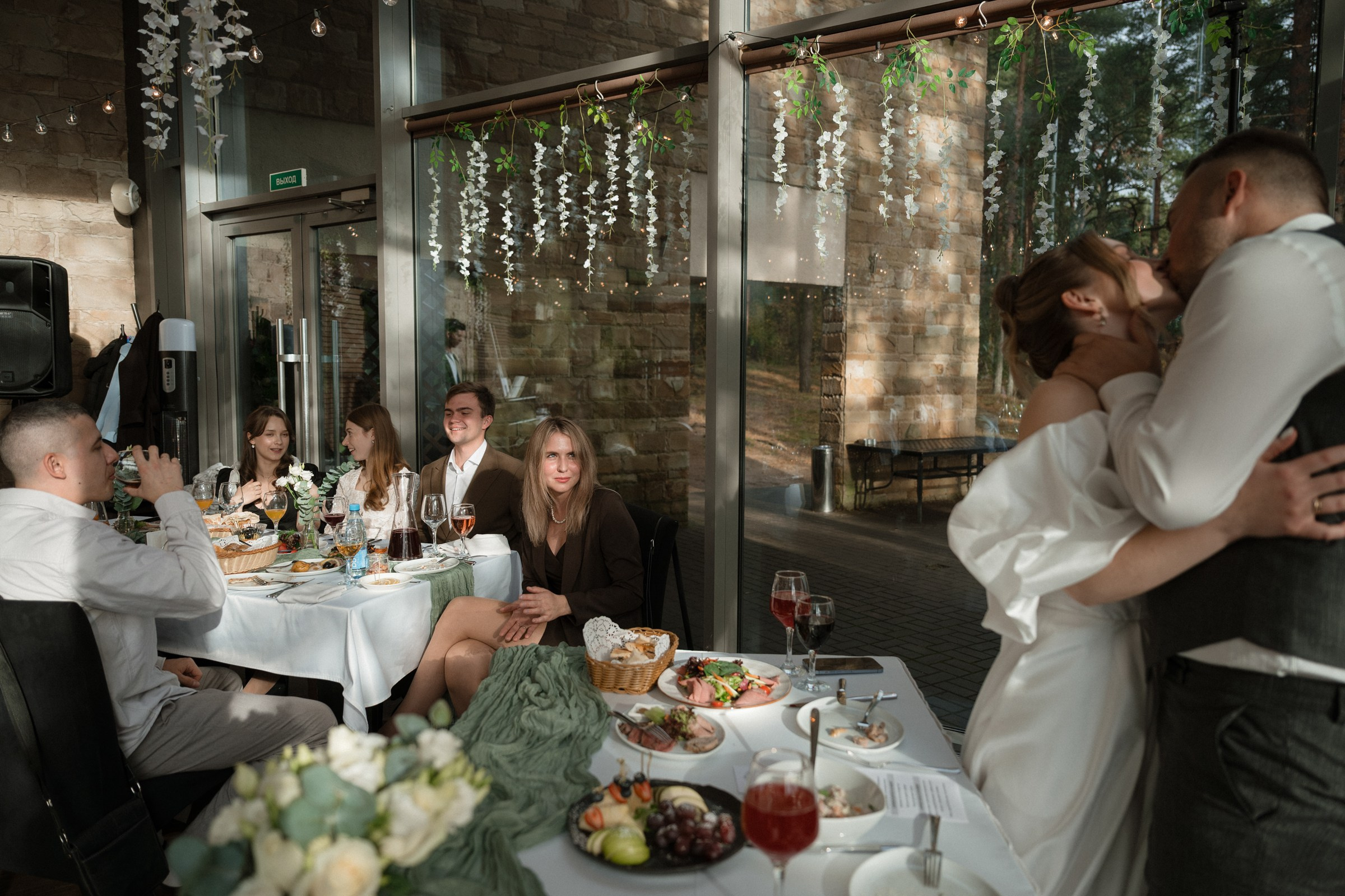 Свадебный ужин в ресторане Атлантис на Финском заливе