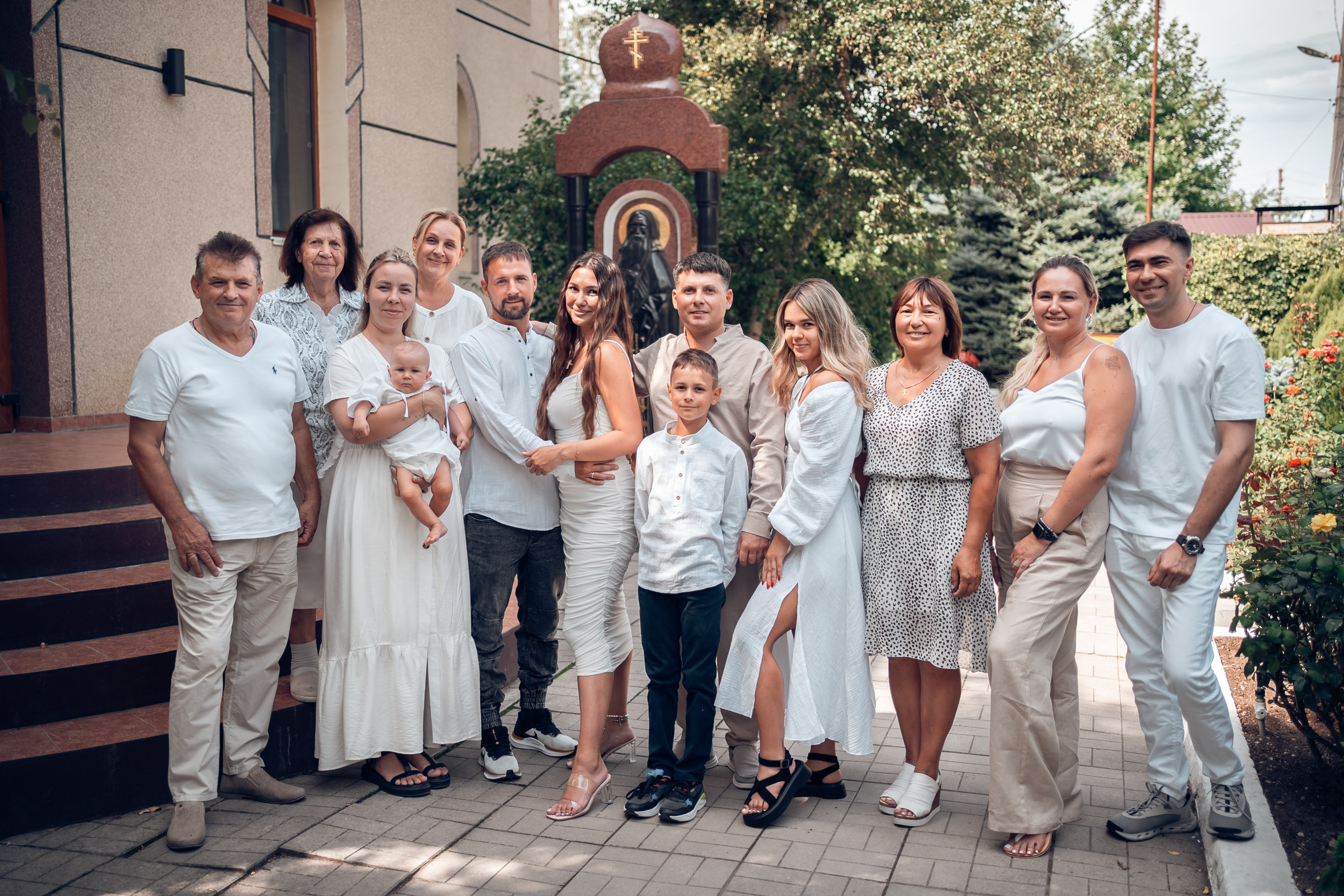 Крещение в храме Прп.Сергия Радонежского с. Орлиное. Церковный фотограф Севастополь