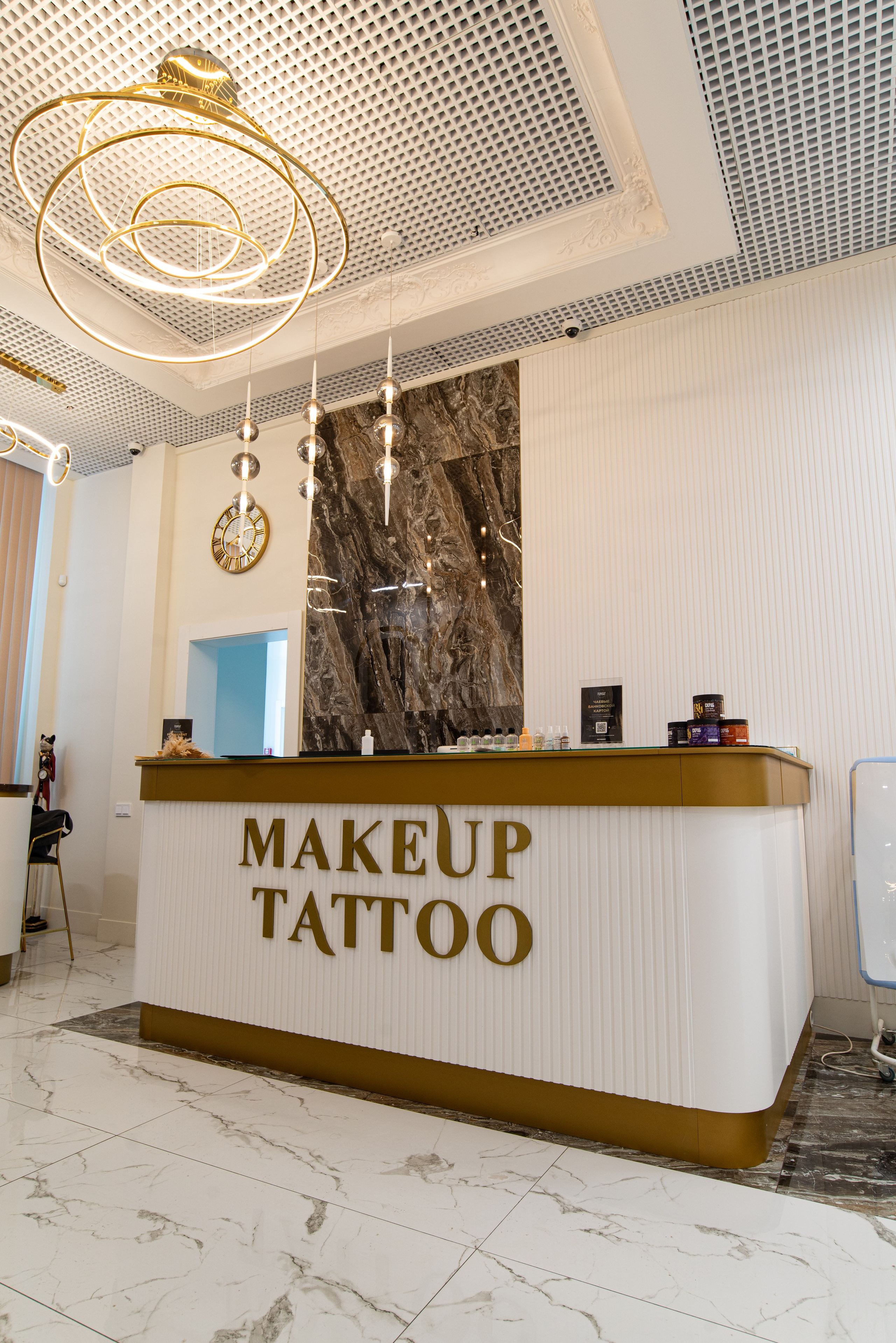 Интерьерная съёмка салонов красоты Makeup Tattoo. Репортажный и персональный фотограф в Москве