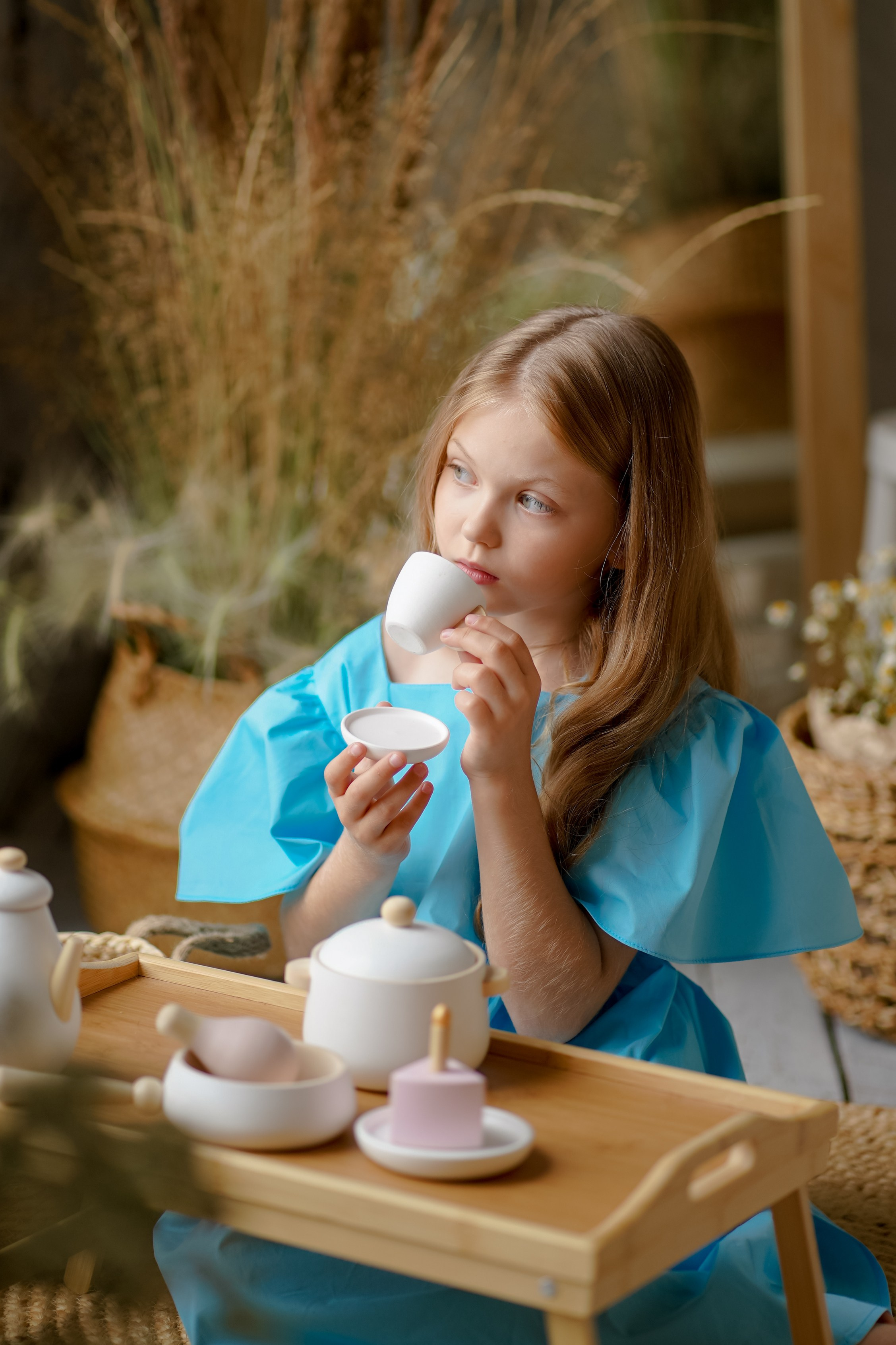 Кира с подсолнухами. Фотограф Татьяна Митрофанова