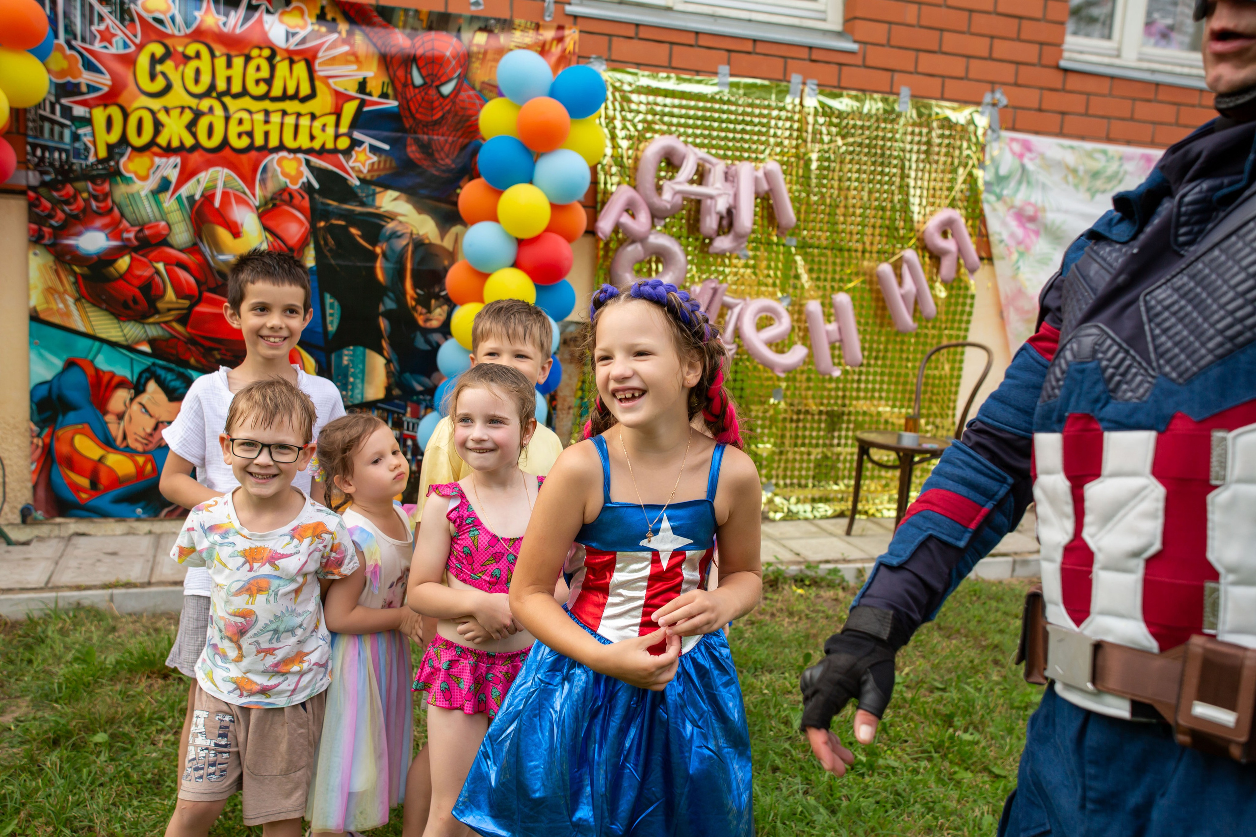 День рождения Насти. Пенная вечеринка. Семейный и детский фотограф Анна Петракова