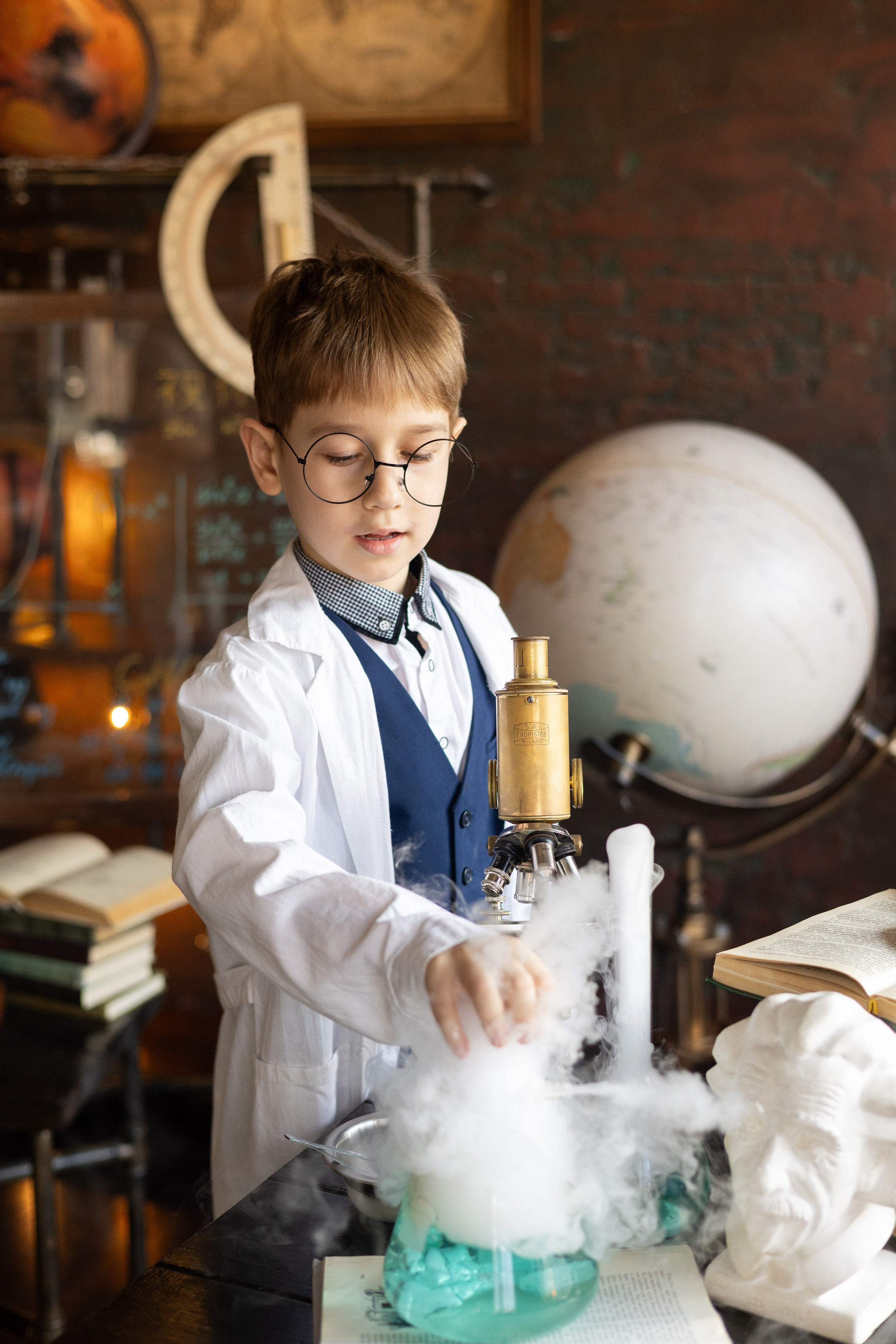 Фотосессия в лаборатории. Семейный фотограф в Москве Марина Петра