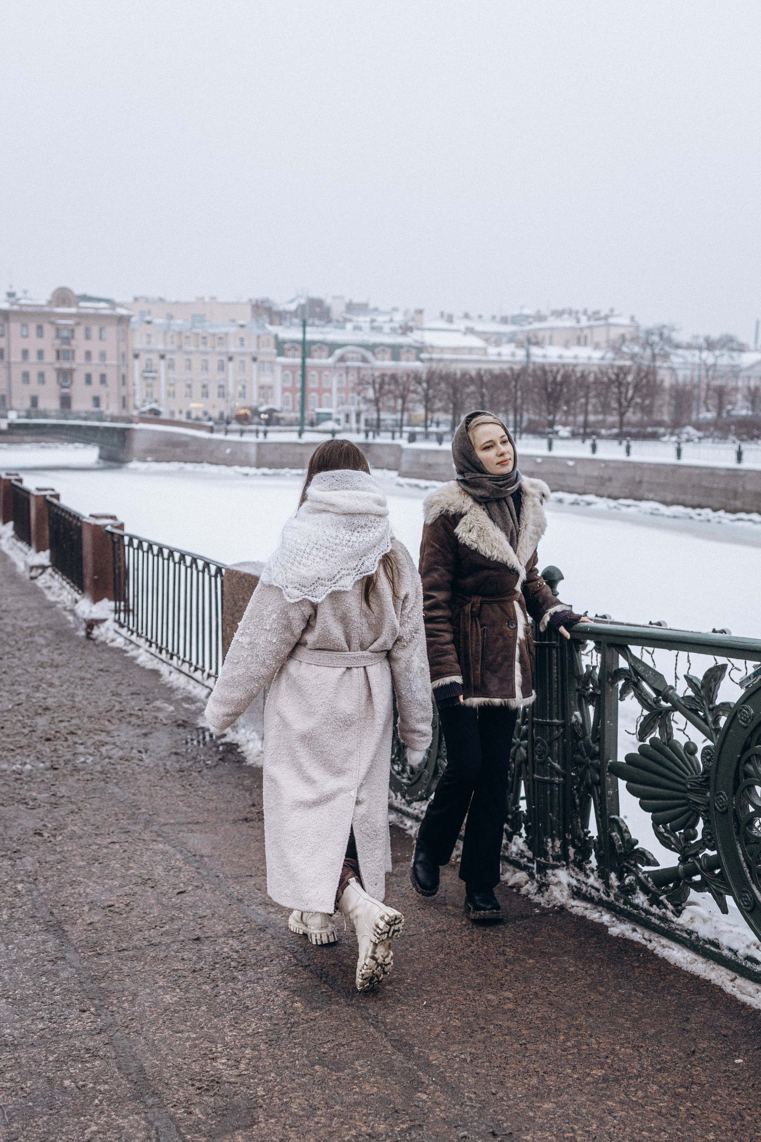 В объятьях снега и Невы. Семейный фотограф в Санкт-Петербурге Лена Соколова