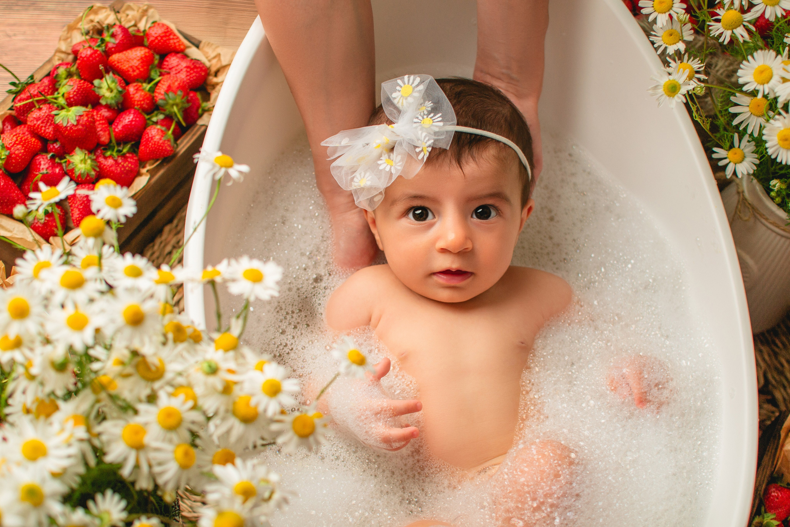 Клубничный. Фотограф новорождённых в Санкт-Петербурге Наталья Булгакова