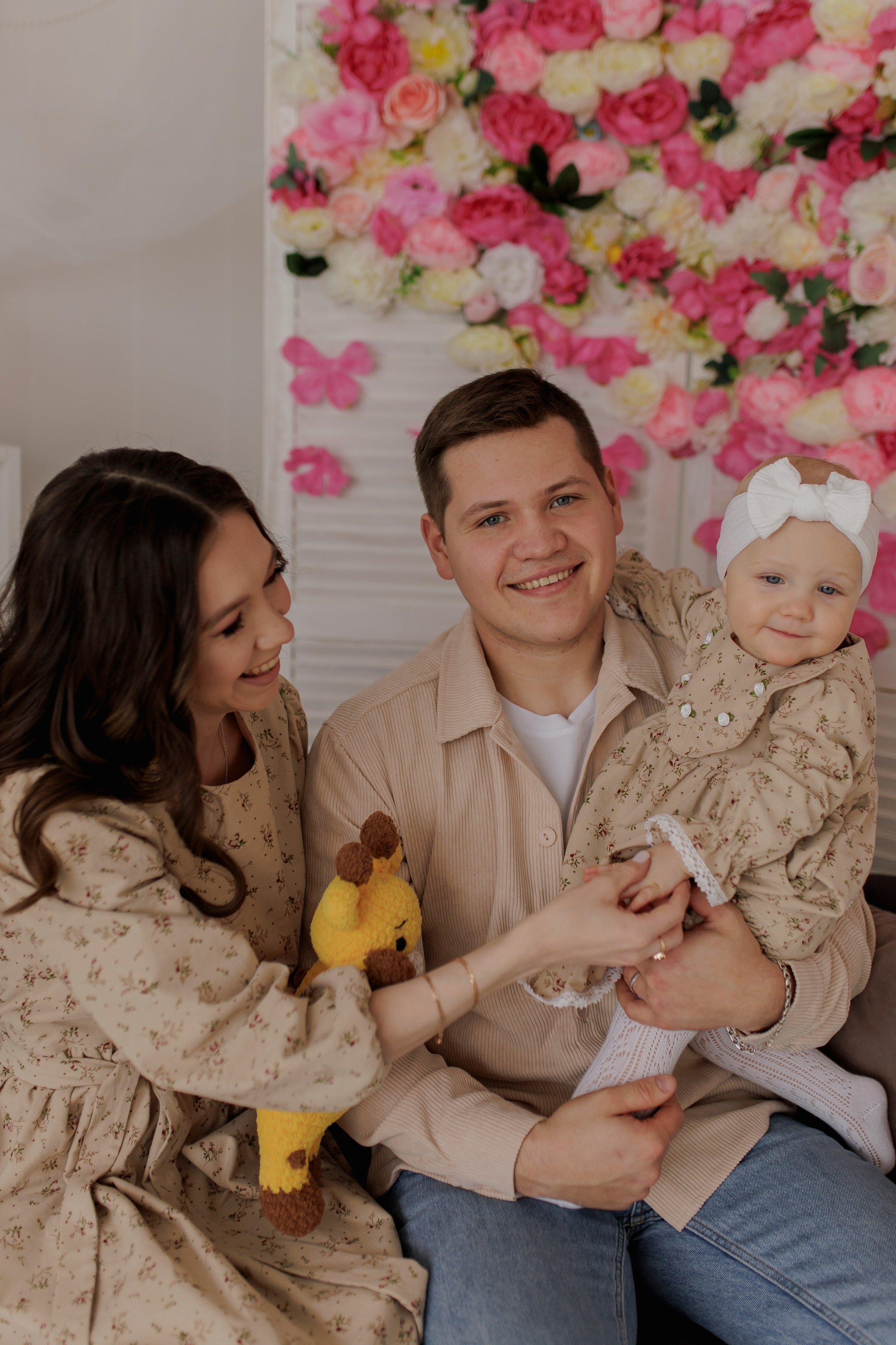 Сьемка годика для Анечки. Семейный и детский фотограф в Рязани Васюгова Мария