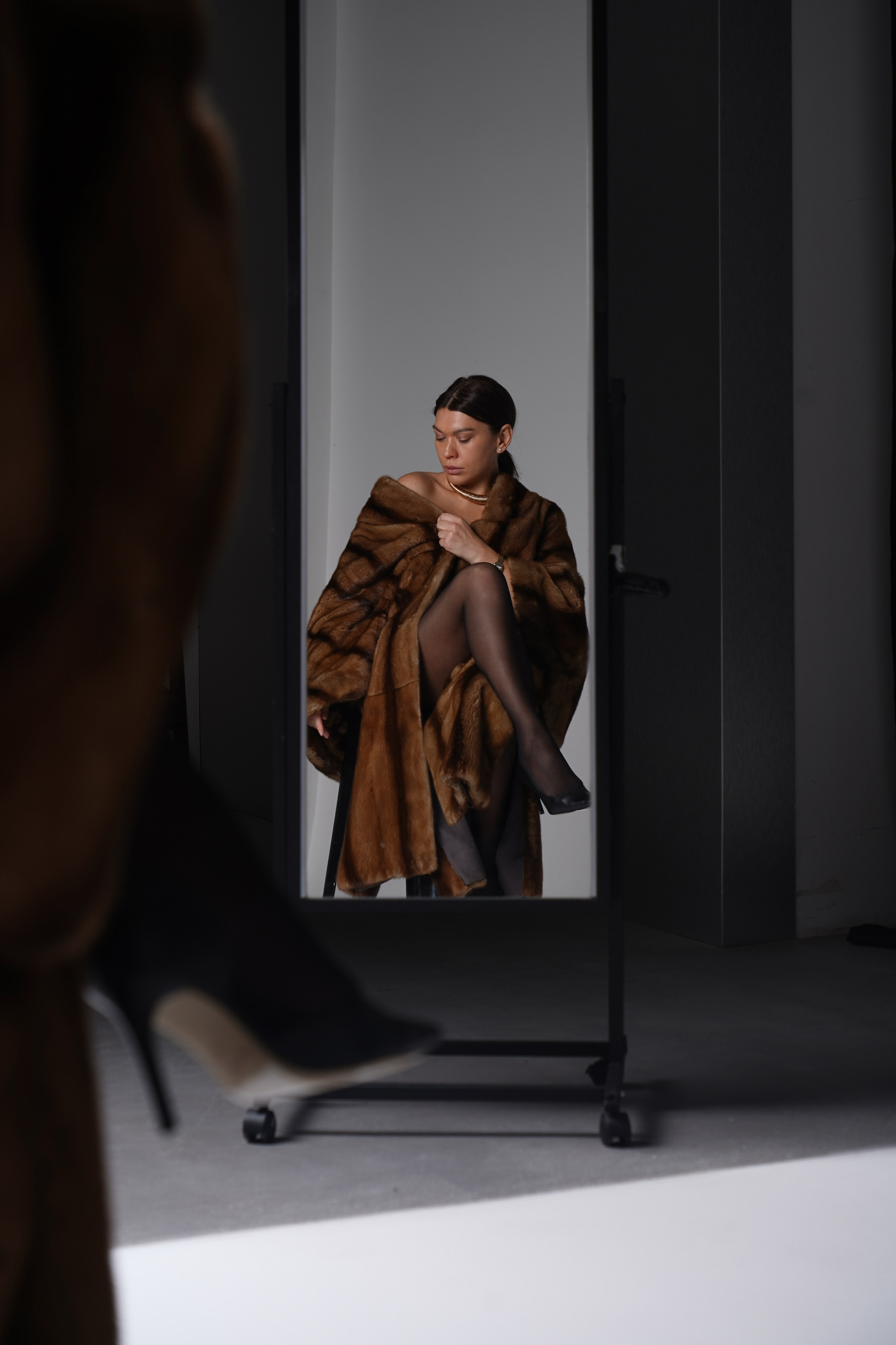 Фото на циклораме. Фотостудия СМЕНА. Анна, фотограф Москва, Зеленоград