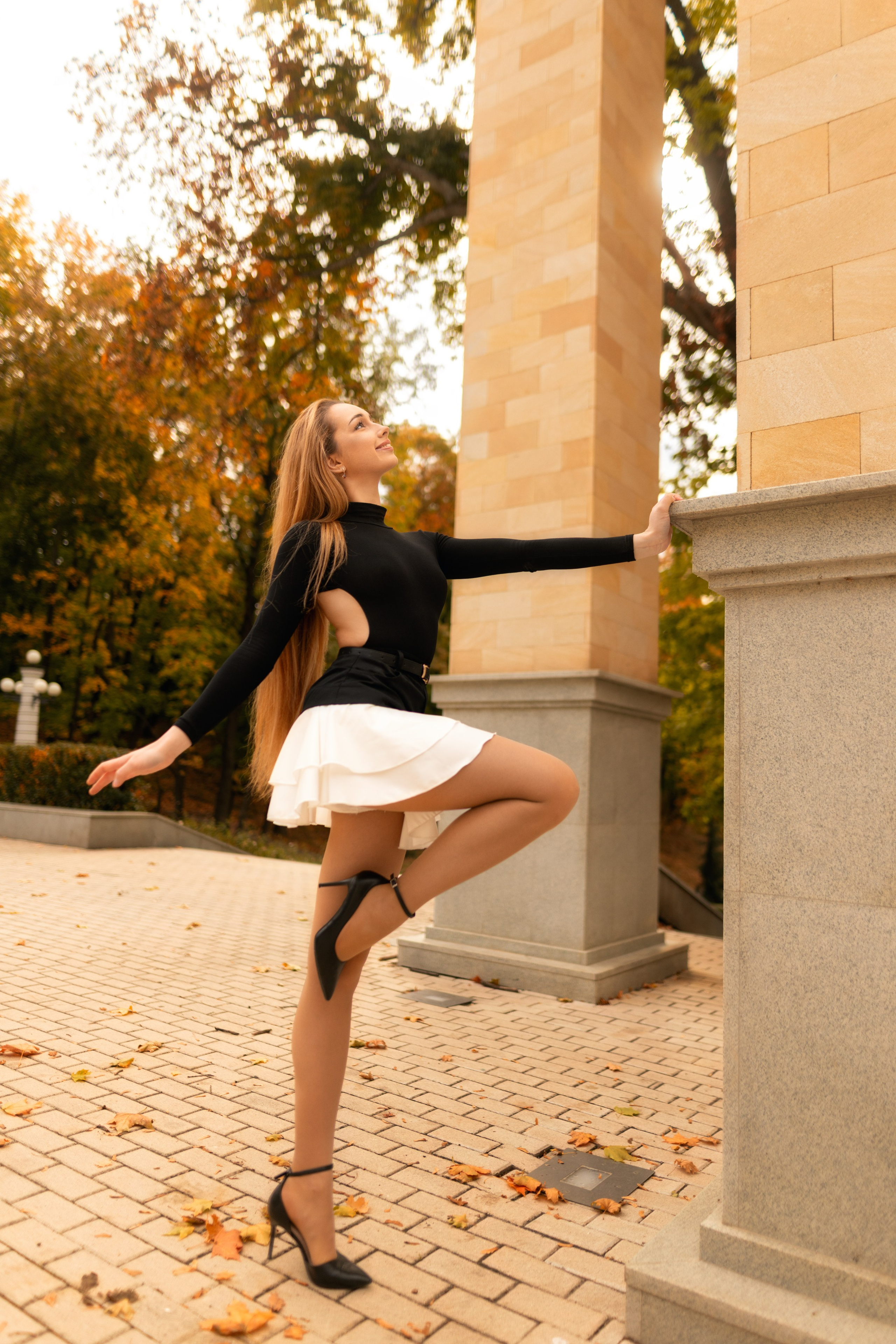 Осенний фотосет с Полиной в парке в формате «Я красивая». Дмитрий Шульгин, портретный фотограф в Воронеже