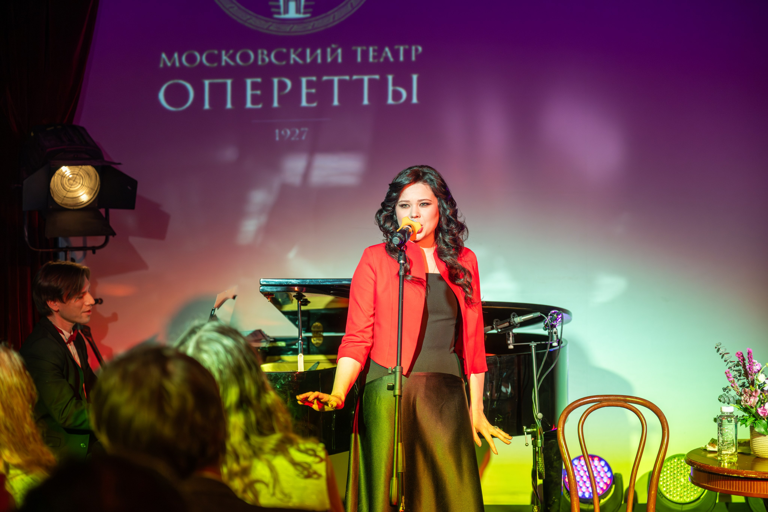 Творческий вечер Екатерины Кузнецовой в камерном пространстве Московского театра оперетты. 2026. Фотограф Анна Мельникова | Москва