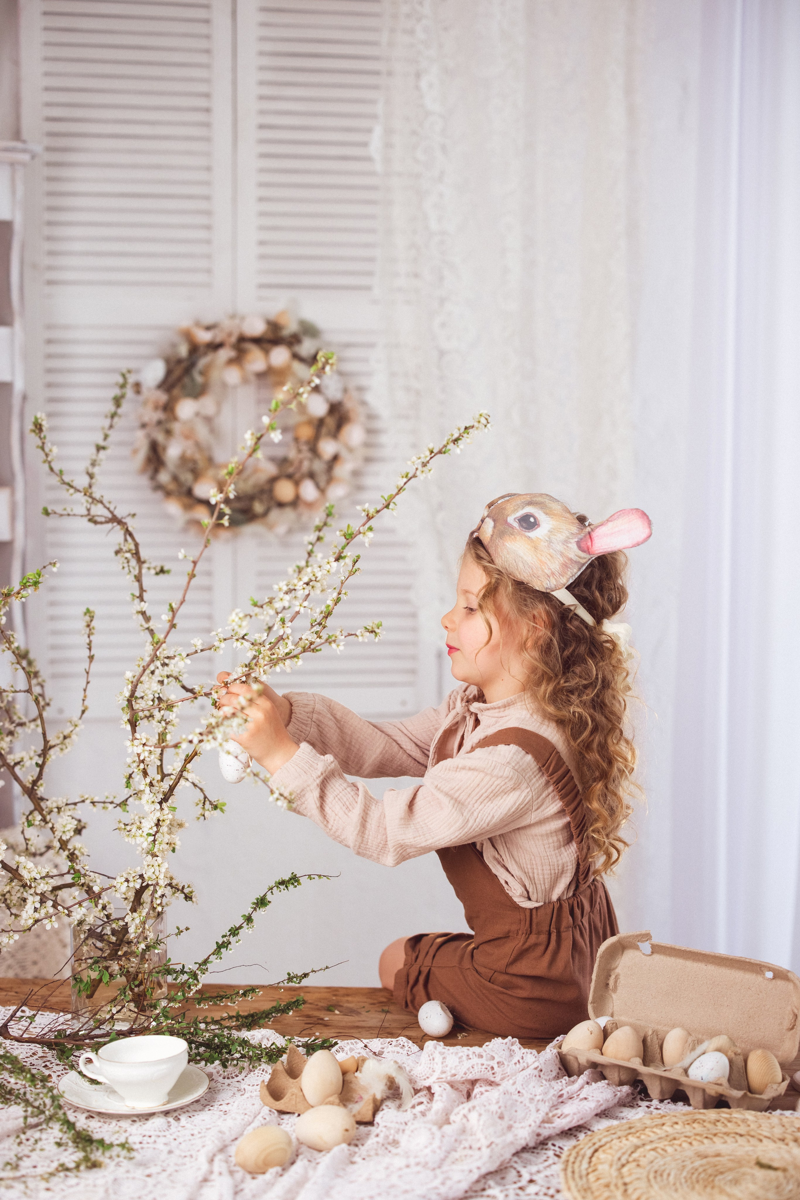 Детская фотосессия с утятами и кроликом. Семейный и детский фотограф в Краснодаре Анна Трашкова