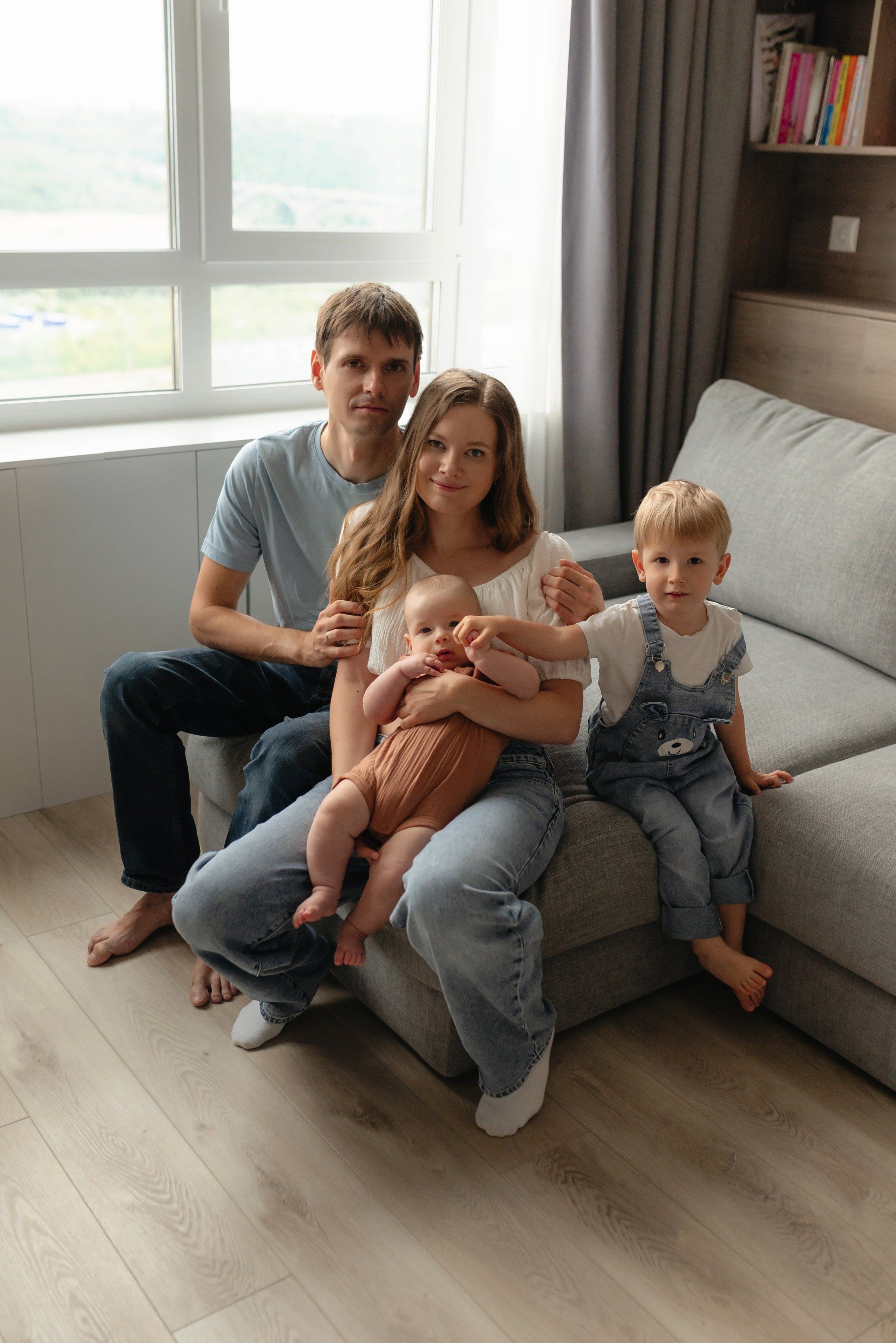 Мария, Дмитрий, Вася и Тима. Семейный и портретный фотограф Нижний Новгород