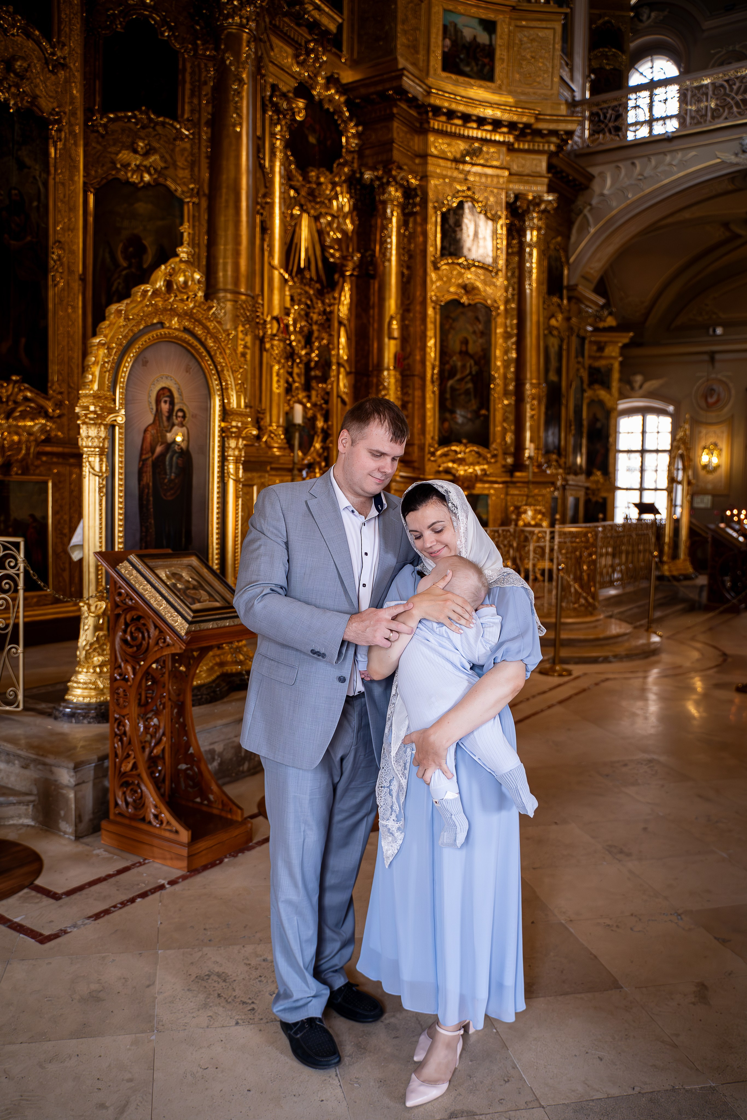 Крещение Никиты. Фотограф на роды Москва Ольга Летучева