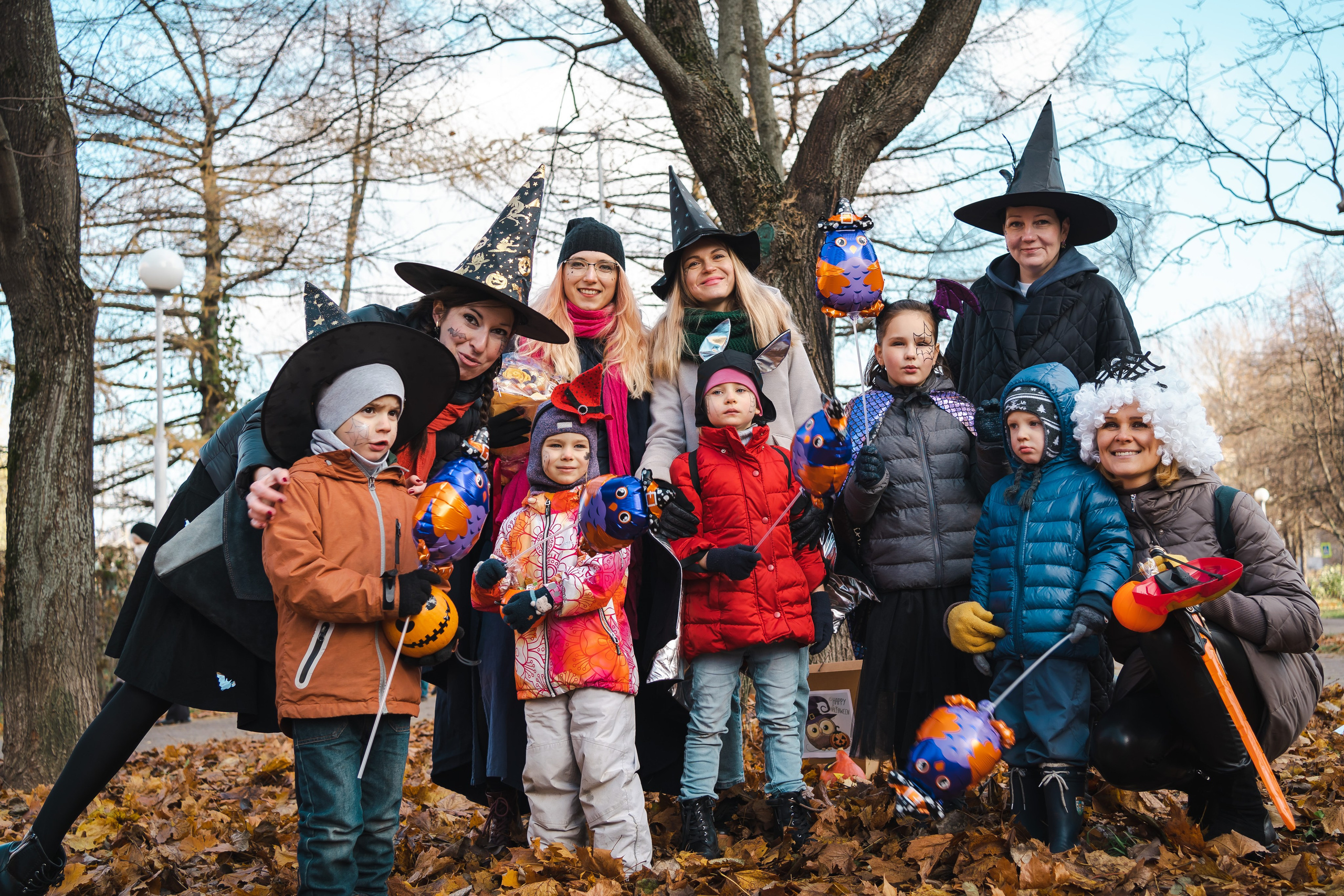Хэллоуин с «Мамами ВДНХ». Семейный фотограф Варвара Сорока в городе Москве