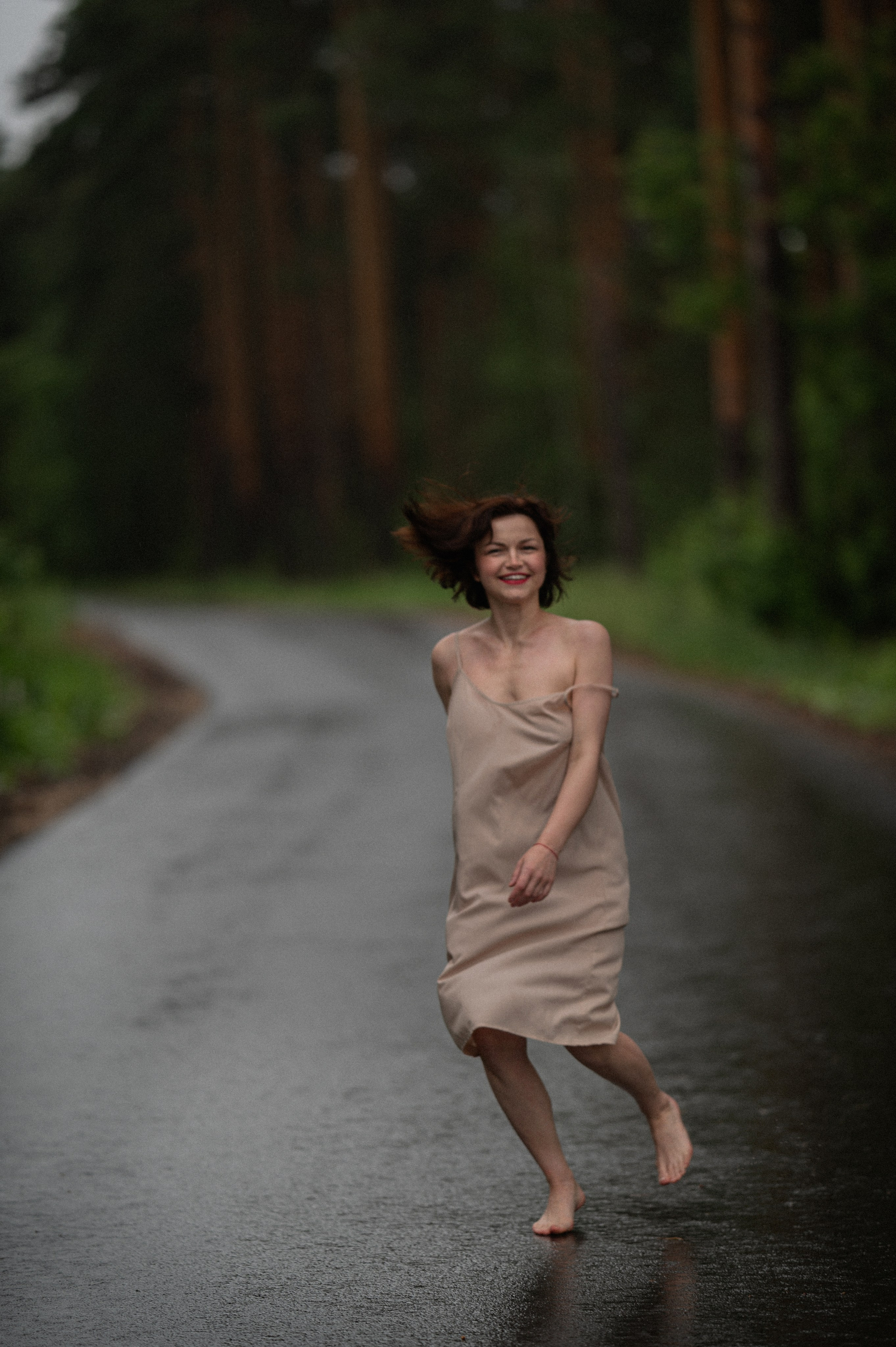 Съемка под дождем. Кристина. Семейный и детский фотограф в Шатках и Арзамасе Александра Магомедова