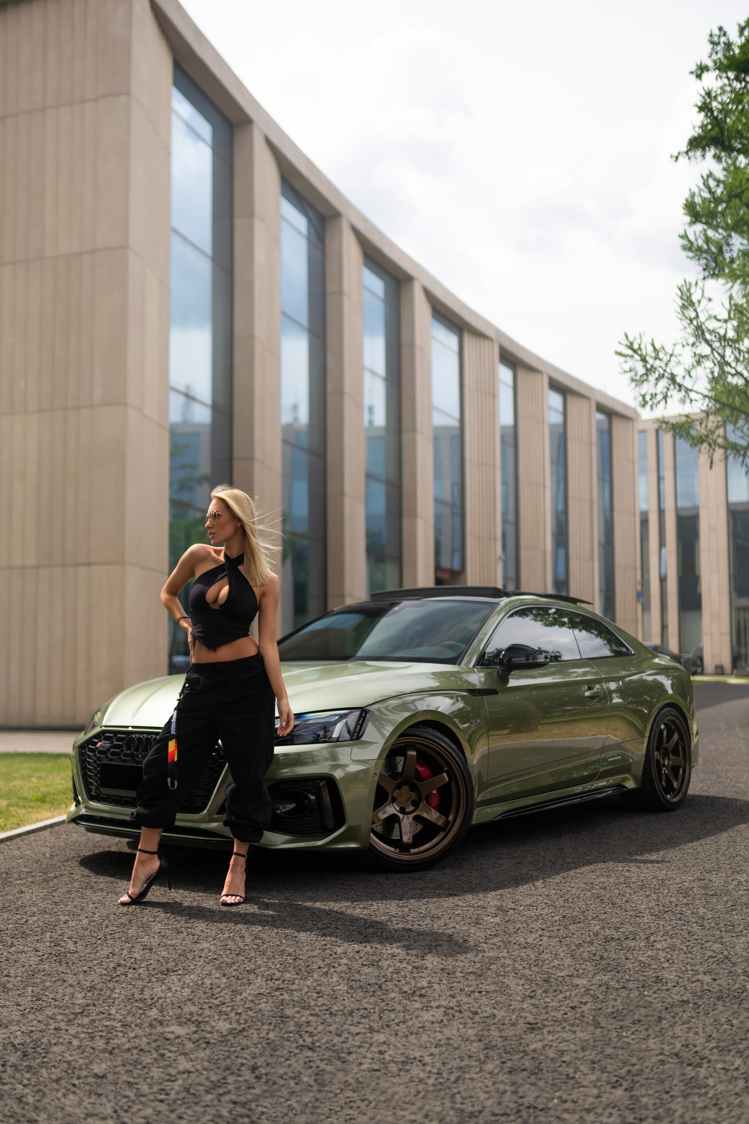Arina x Audi RS5. Автомобильный фотограф в Москве | Базилев Александр