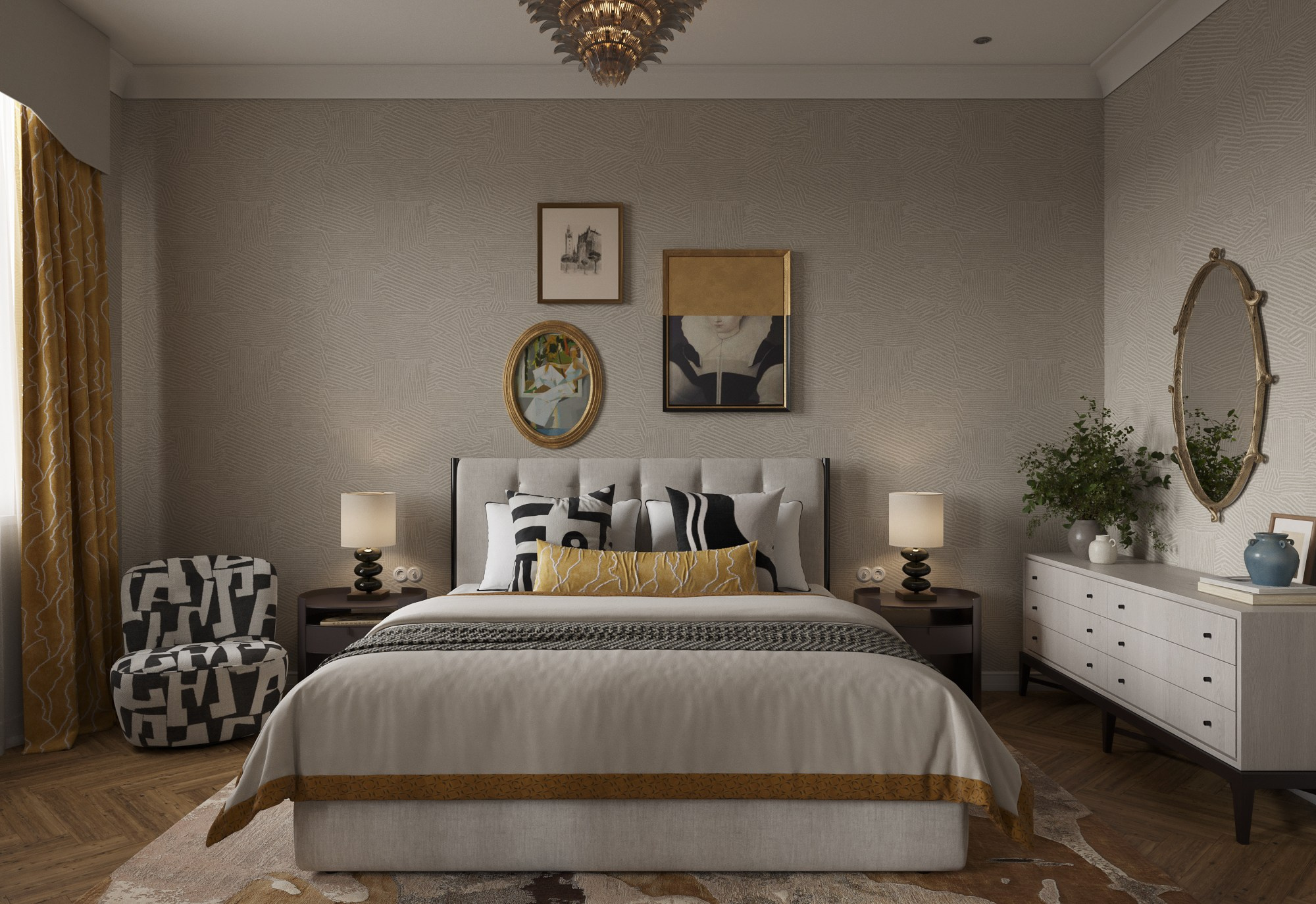 Альбом-портфолио 3D визуализатора Ксении Жарко. 3D визуализатор интерьеров Ксения Жарко