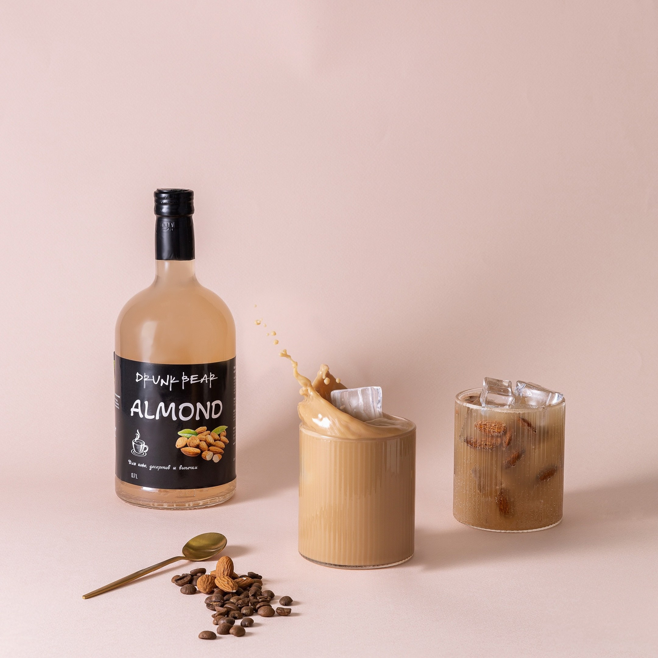 Сироп drunk bear. Предметная фотосъемка в Москве. Предметная фотостудия Москва