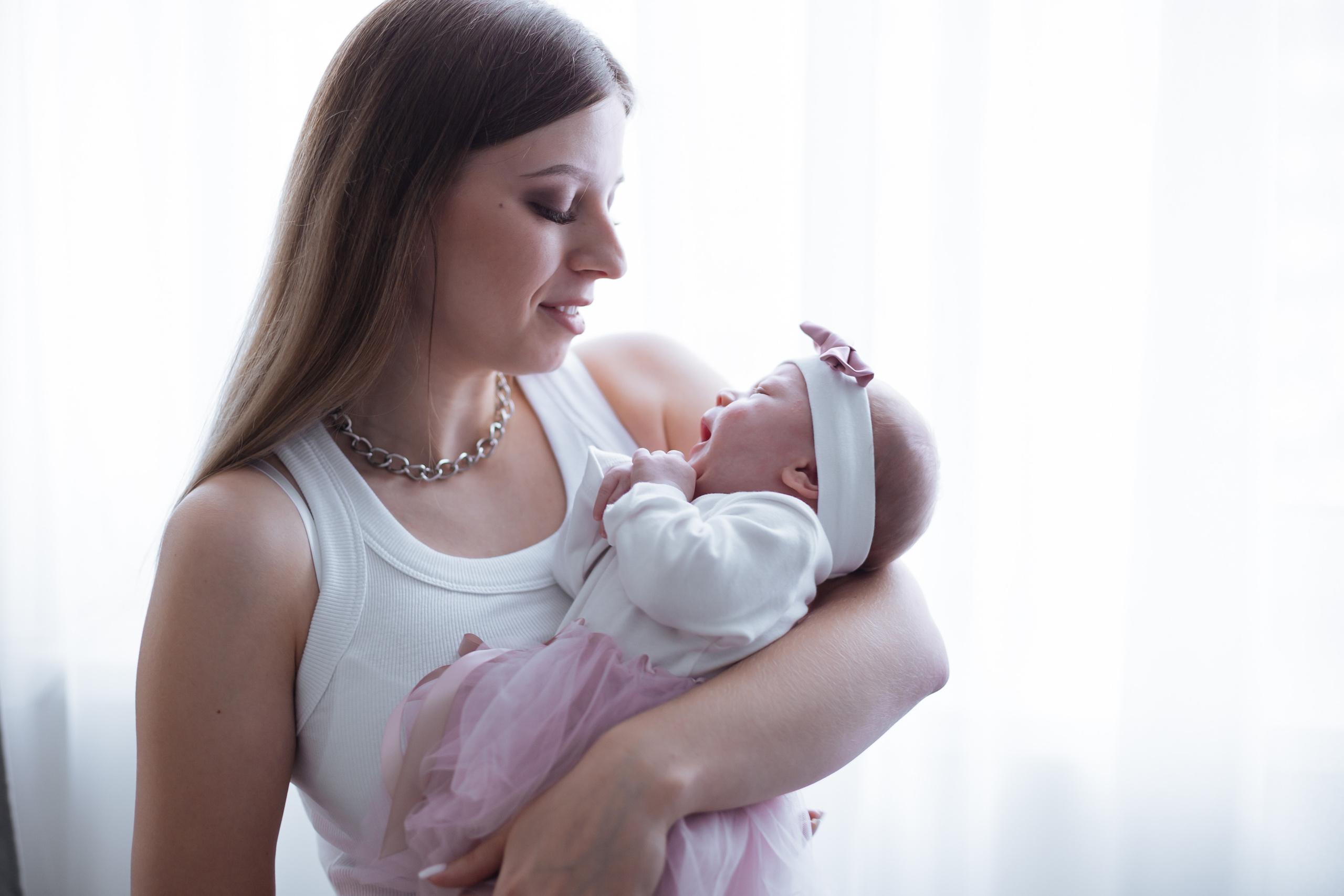 Первая фотосессия Аделины. Фотограф новорожденных Химки, Красногорск, Мытищи и Москва Елена Третьяк