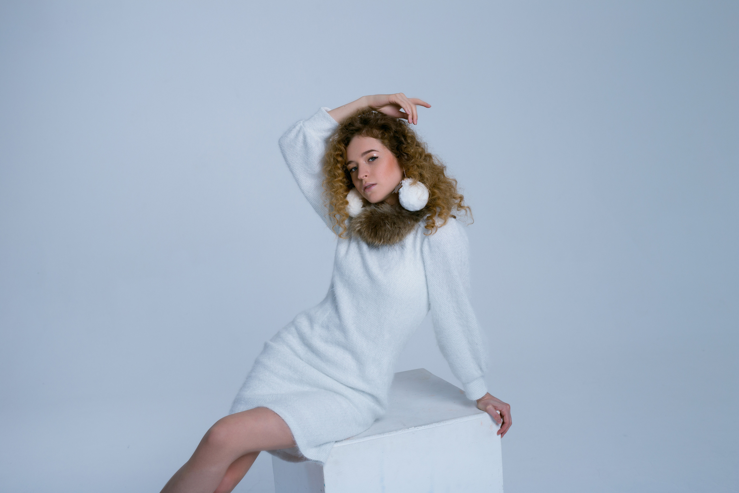 Новогодний стиль Vogue. Фотограф новорожденных Химки, Красногорск, Мытищи и Москва Елена Третьяк