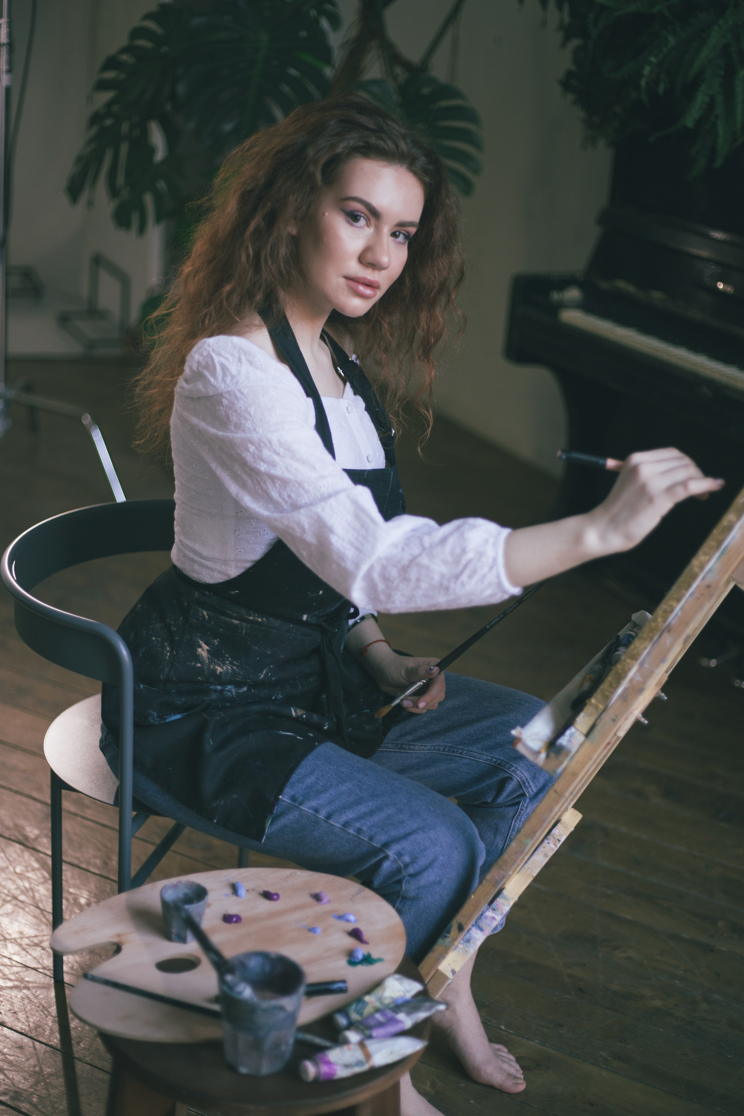 Алина в студии. Фотограф новорожденных Химки, Красногорск, Мытищи и Москва Елена Третьяк