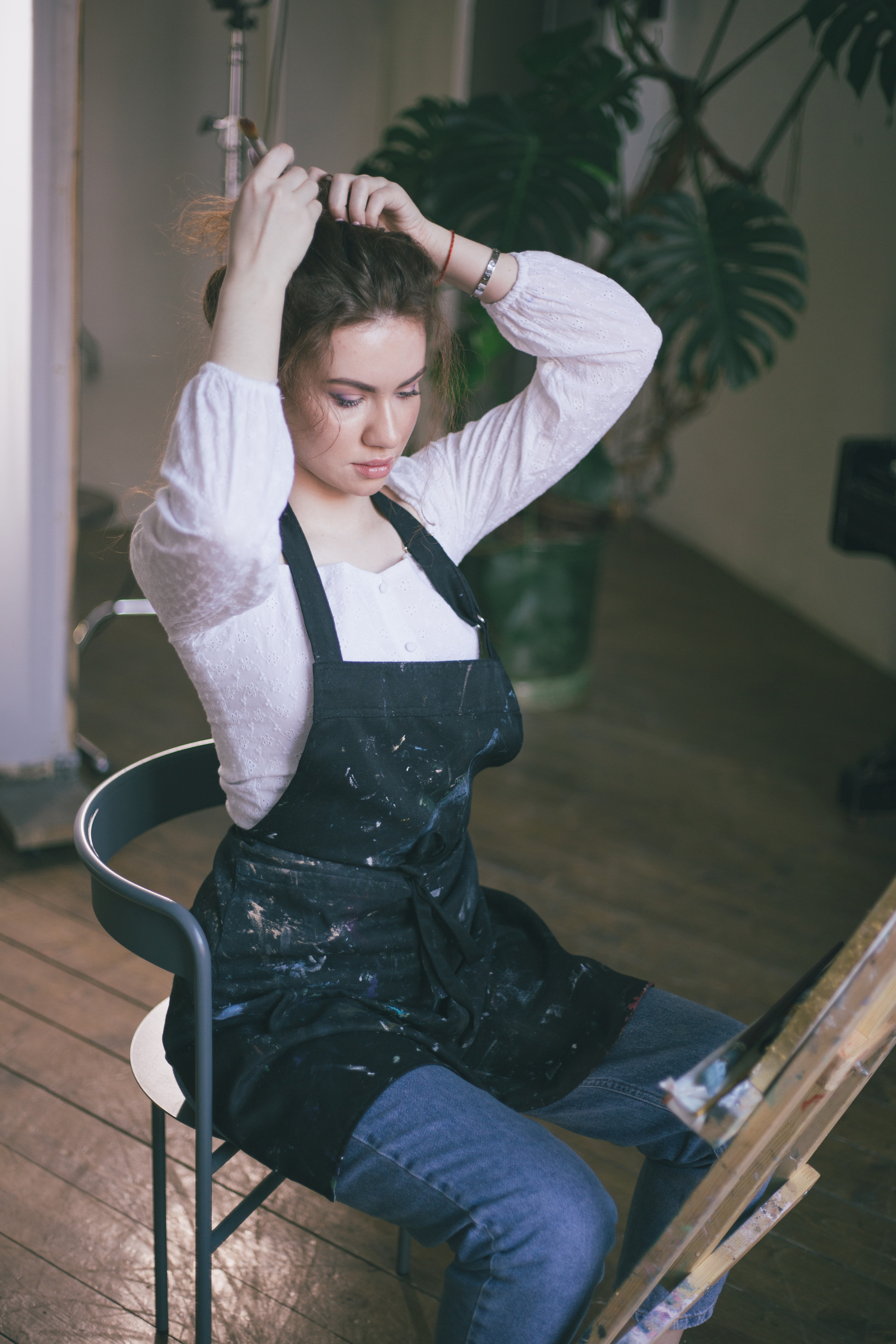 Алина в студии. Фотограф новорожденных Химки, Красногорск, Мытищи и Москва Елена Третьяк