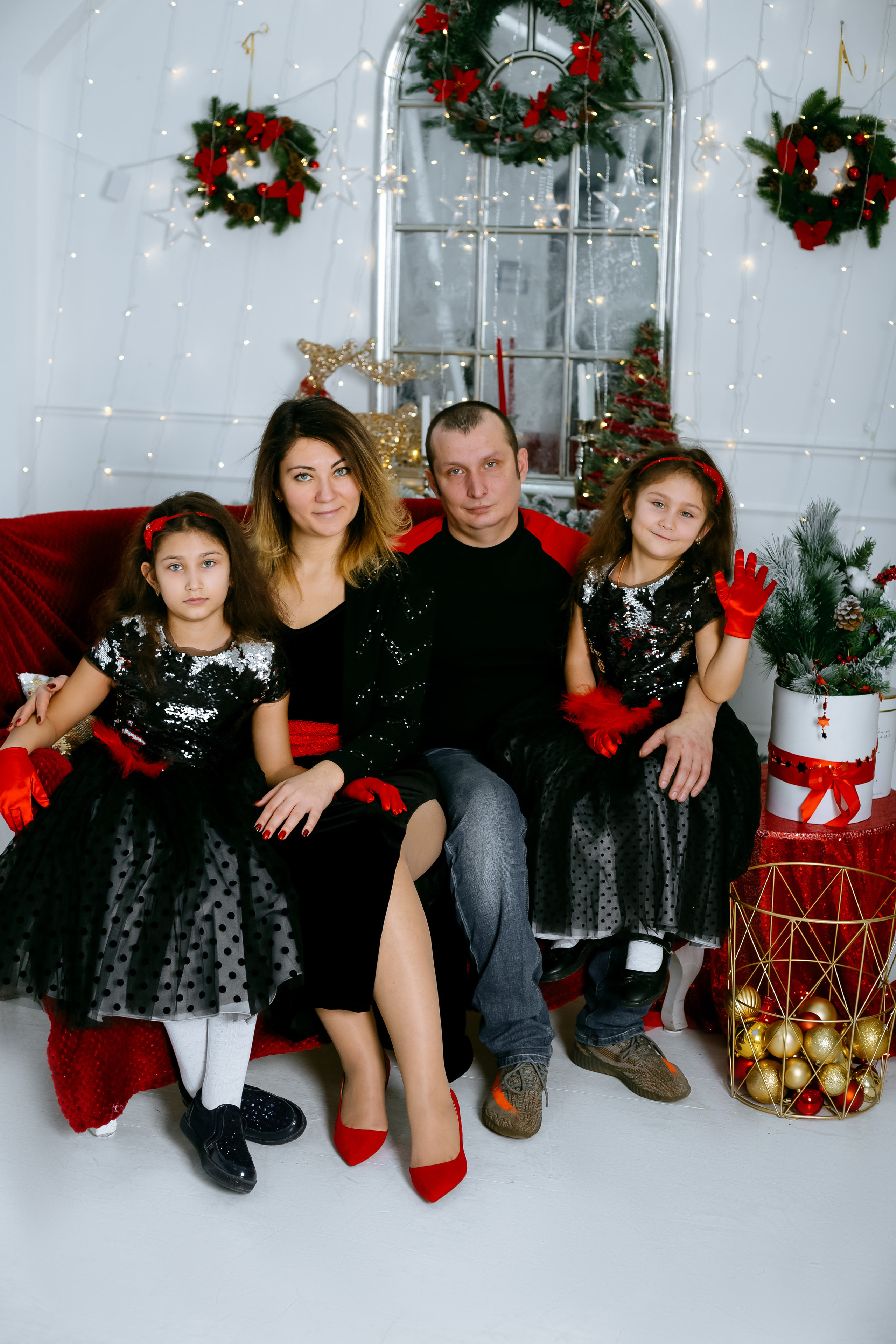 Семейная новогодняя съемка. Фотограф новорожденных Химки, Красногорск, Мытищи и Москва Елена Третьяк