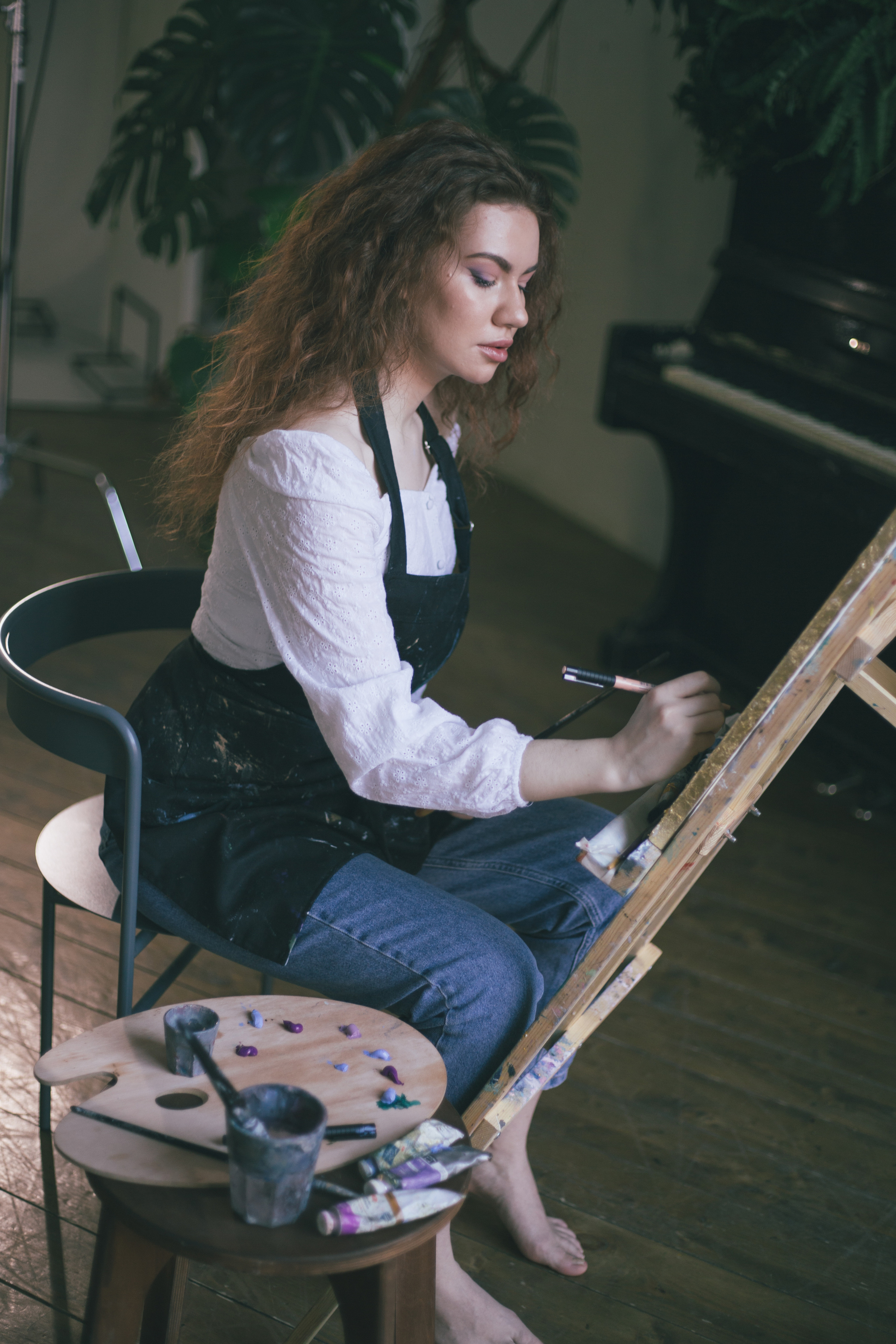 Алина в студии. Фотограф новорожденных Химки, Красногорск, Мытищи и Москва Елена Третьяк