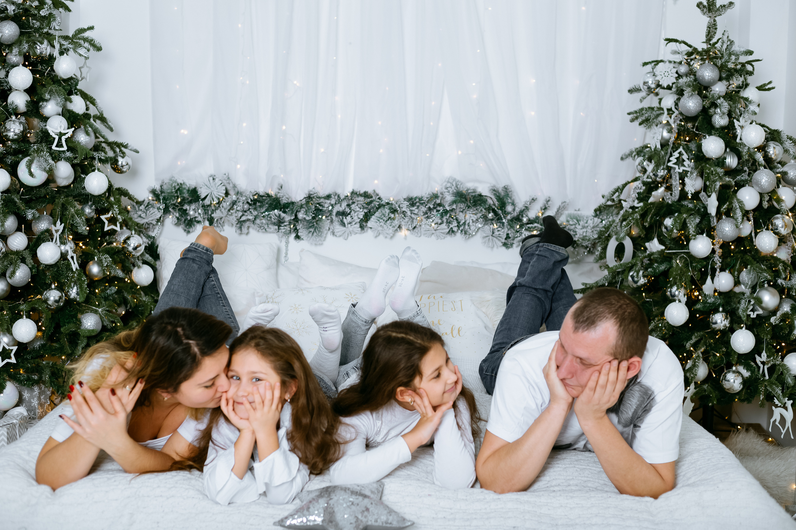 Семейная новогодняя съемка. Фотограф новорожденных Химки, Красногорск, Мытищи и Москва Елена Третьяк