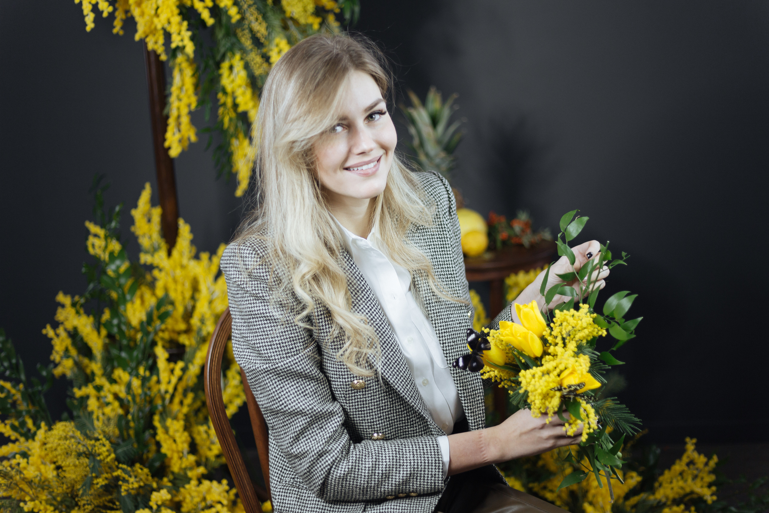 Мимоза. Фотограф новорожденных Химки, Красногорск, Мытищи и Москва Елена Третьяк