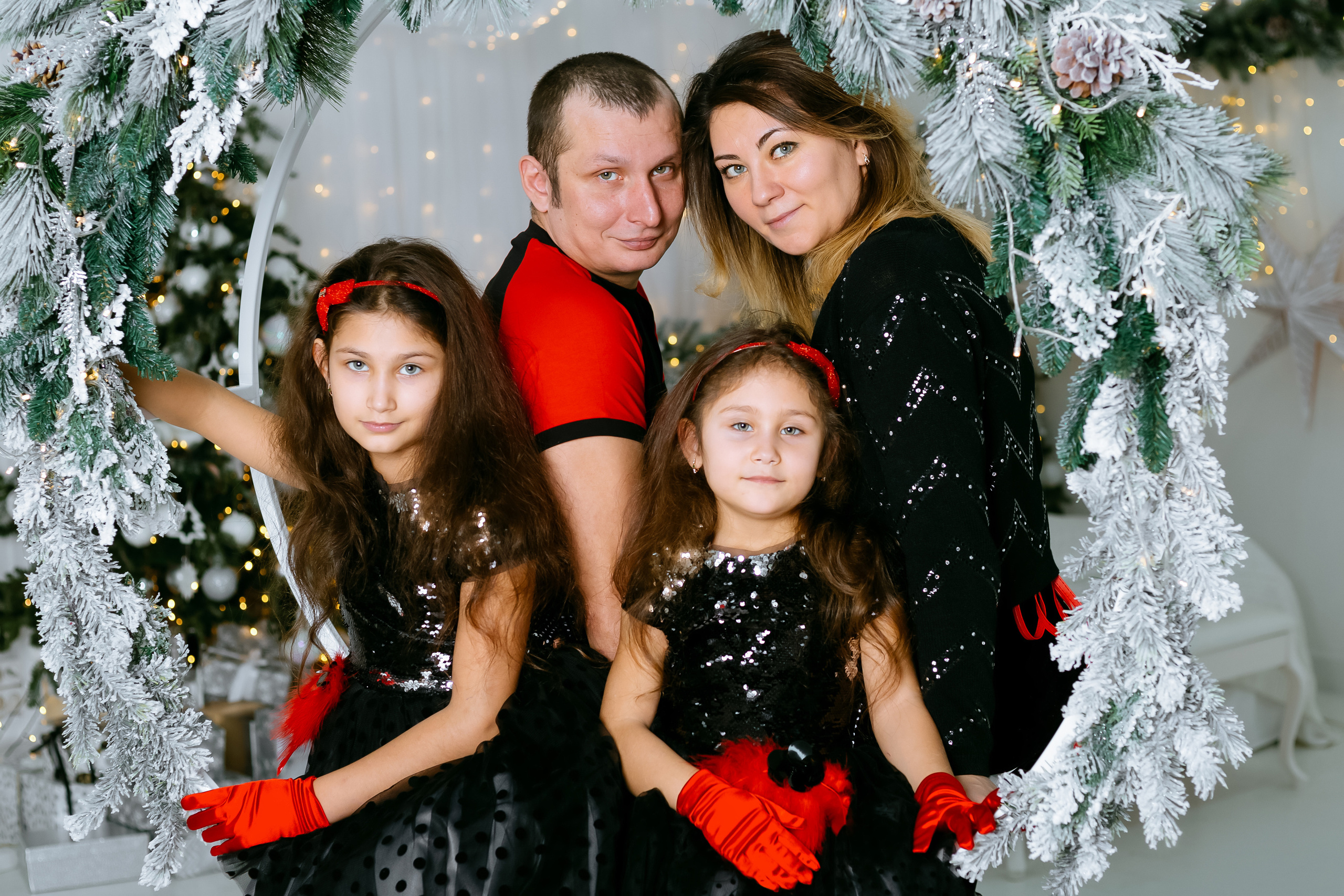 Семейная новогодняя съемка. Фотограф новорожденных Химки, Красногорск, Мытищи и Москва Елена Третьяк