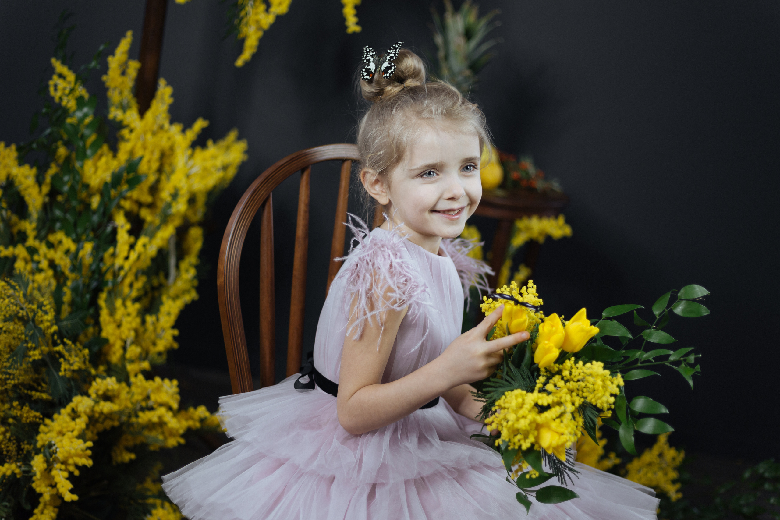 Мимоза. Фотограф новорожденных Химки, Красногорск, Мытищи и Москва Елена Третьяк