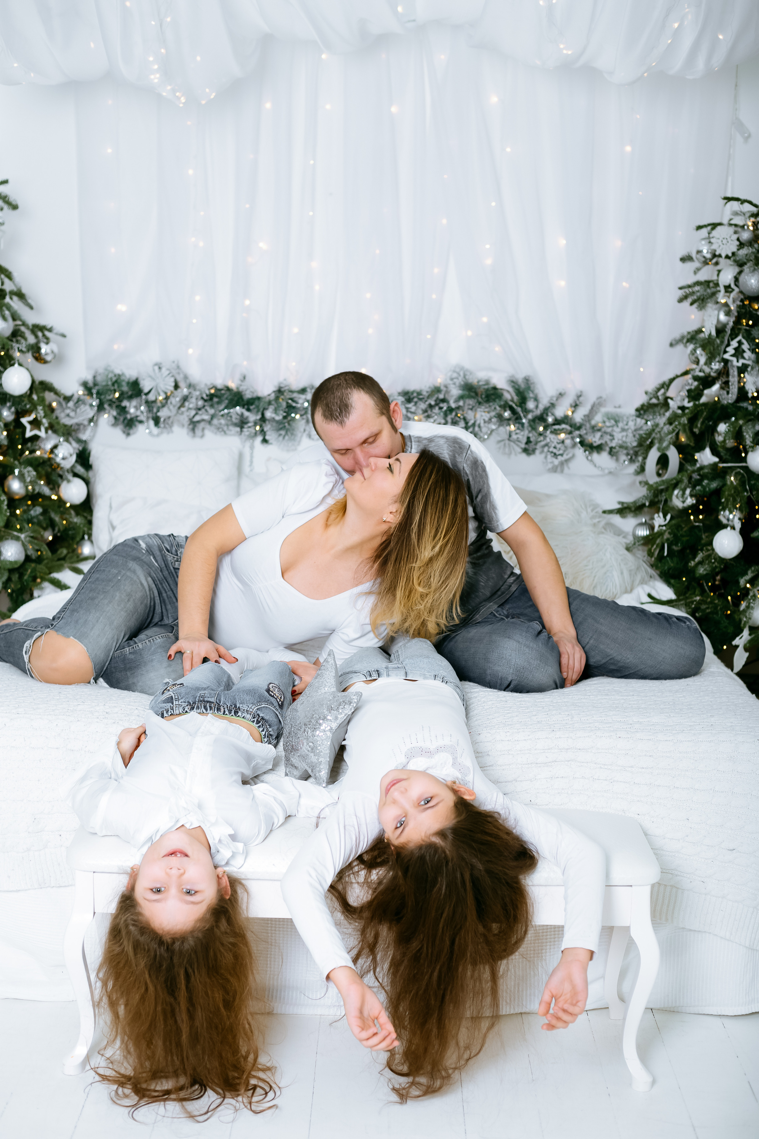 Семейная новогодняя съемка. Фотограф новорожденных Химки, Красногорск, Мытищи и Москва Елена Третьяк