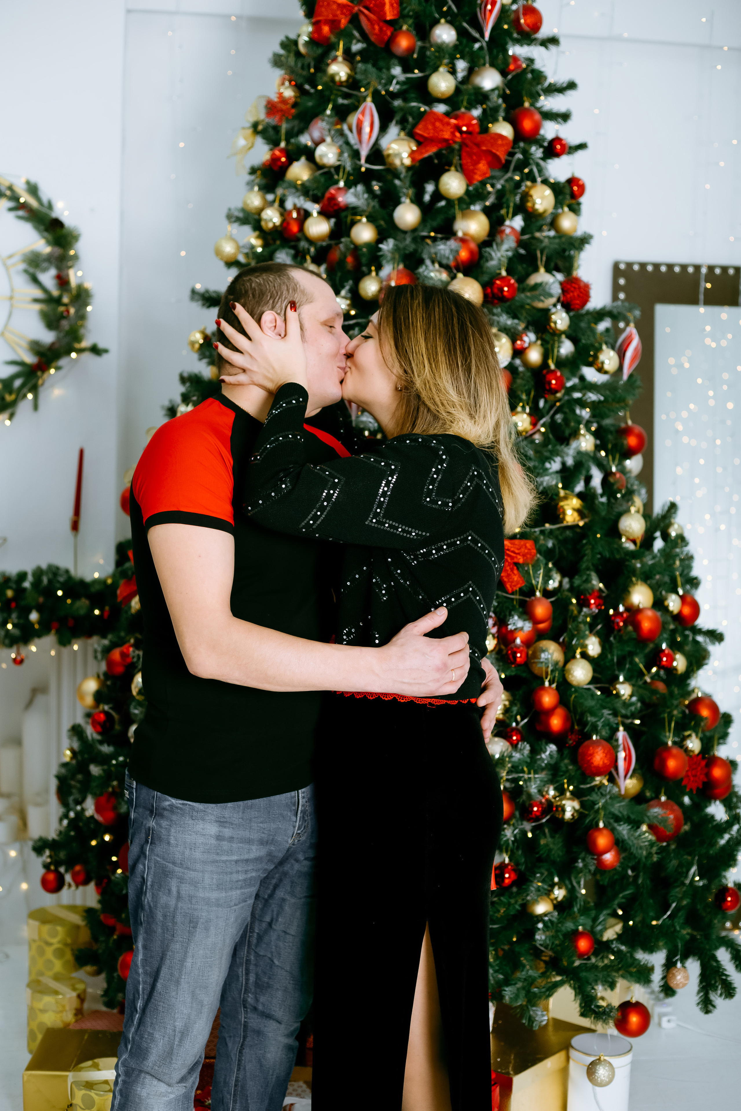 Семейная новогодняя съемка. Фотограф новорожденных Химки, Красногорск, Мытищи и Москва Елена Третьяк