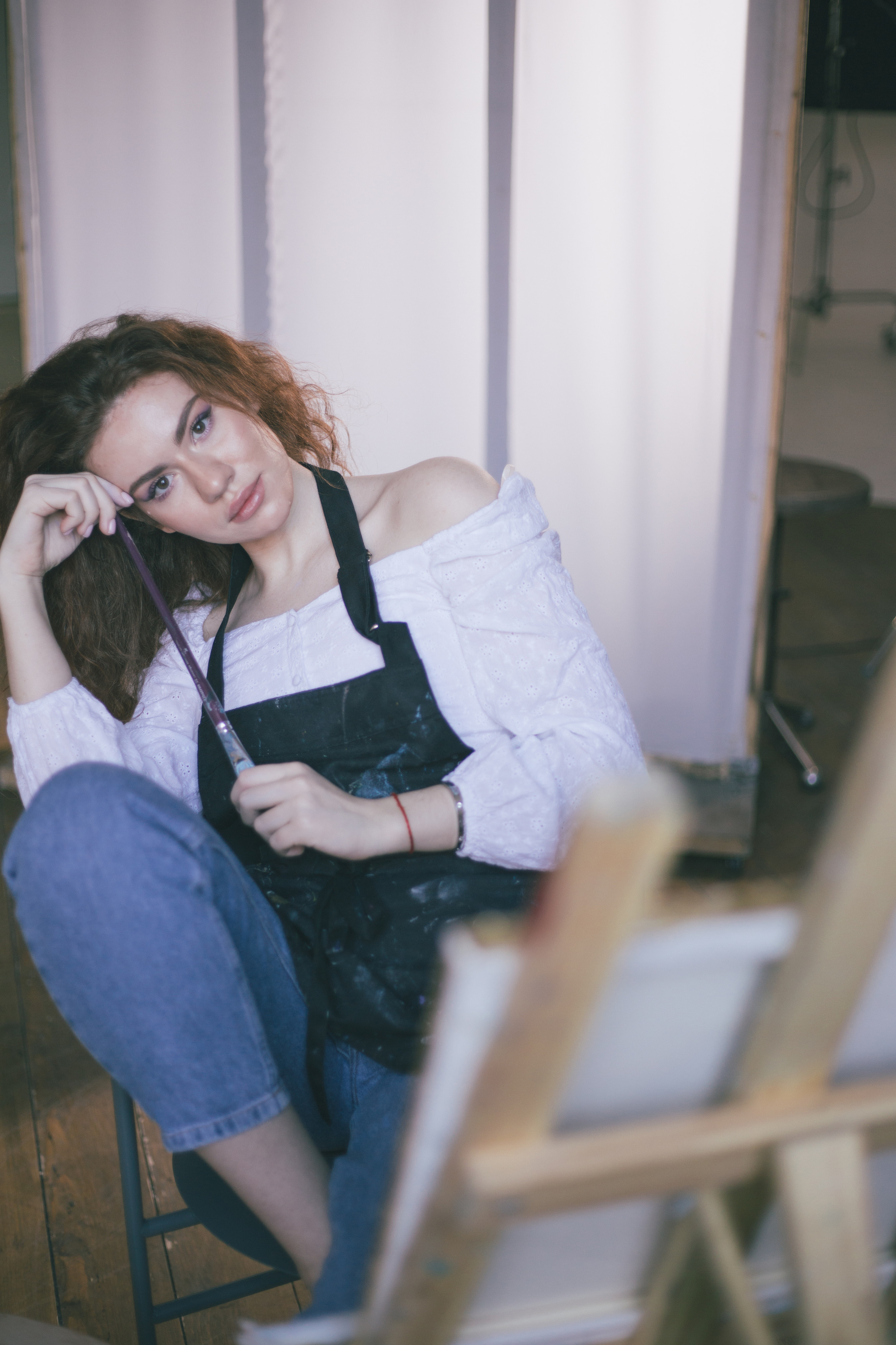 Алина в студии. Фотограф новорожденных Химки, Красногорск, Мытищи и Москва Елена Третьяк