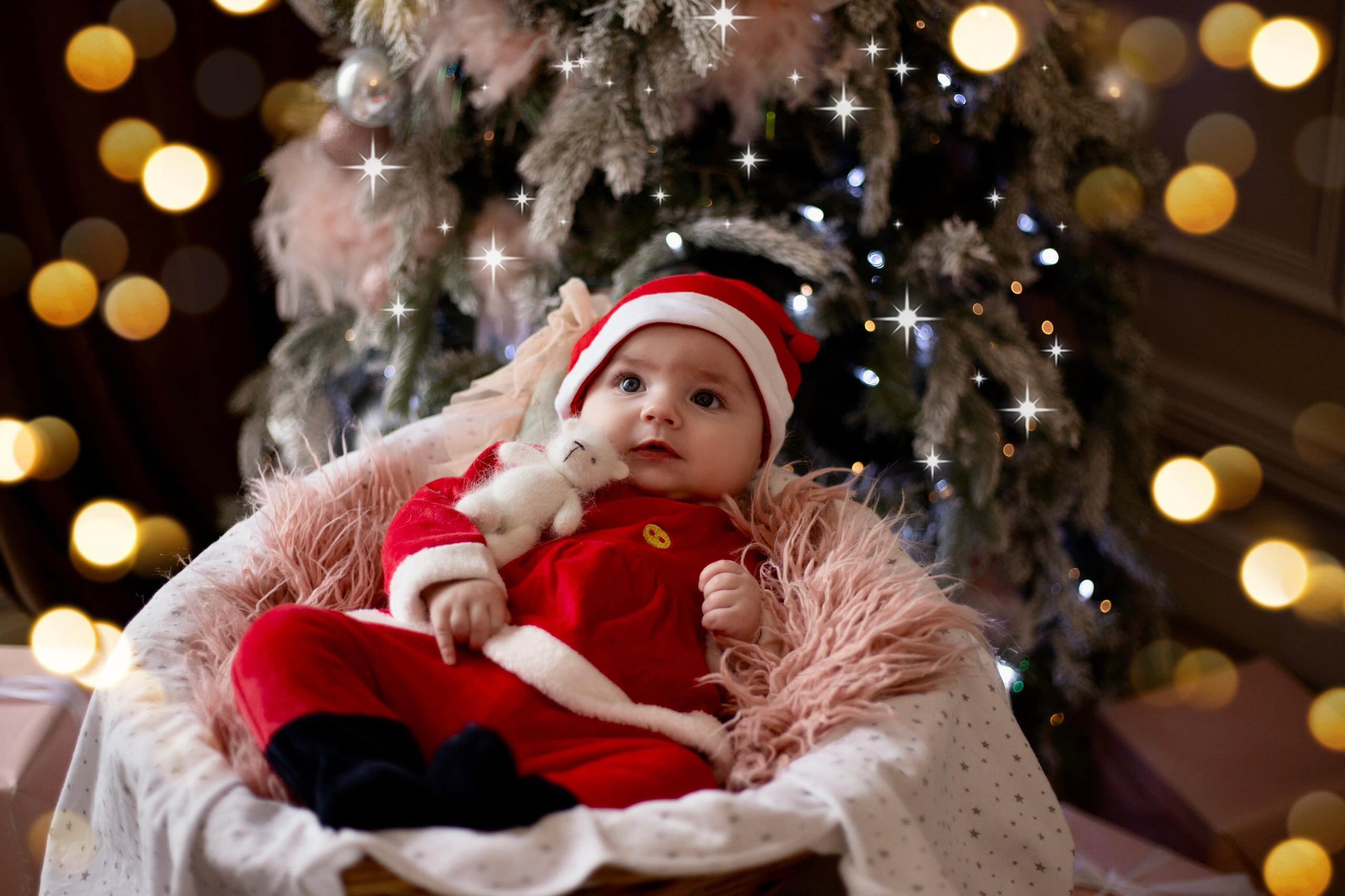 Новогодняя фотосессия Софии. Фотограф новорожденных Химки, Красногорск, Мытищи и Москва Елена Третьяк