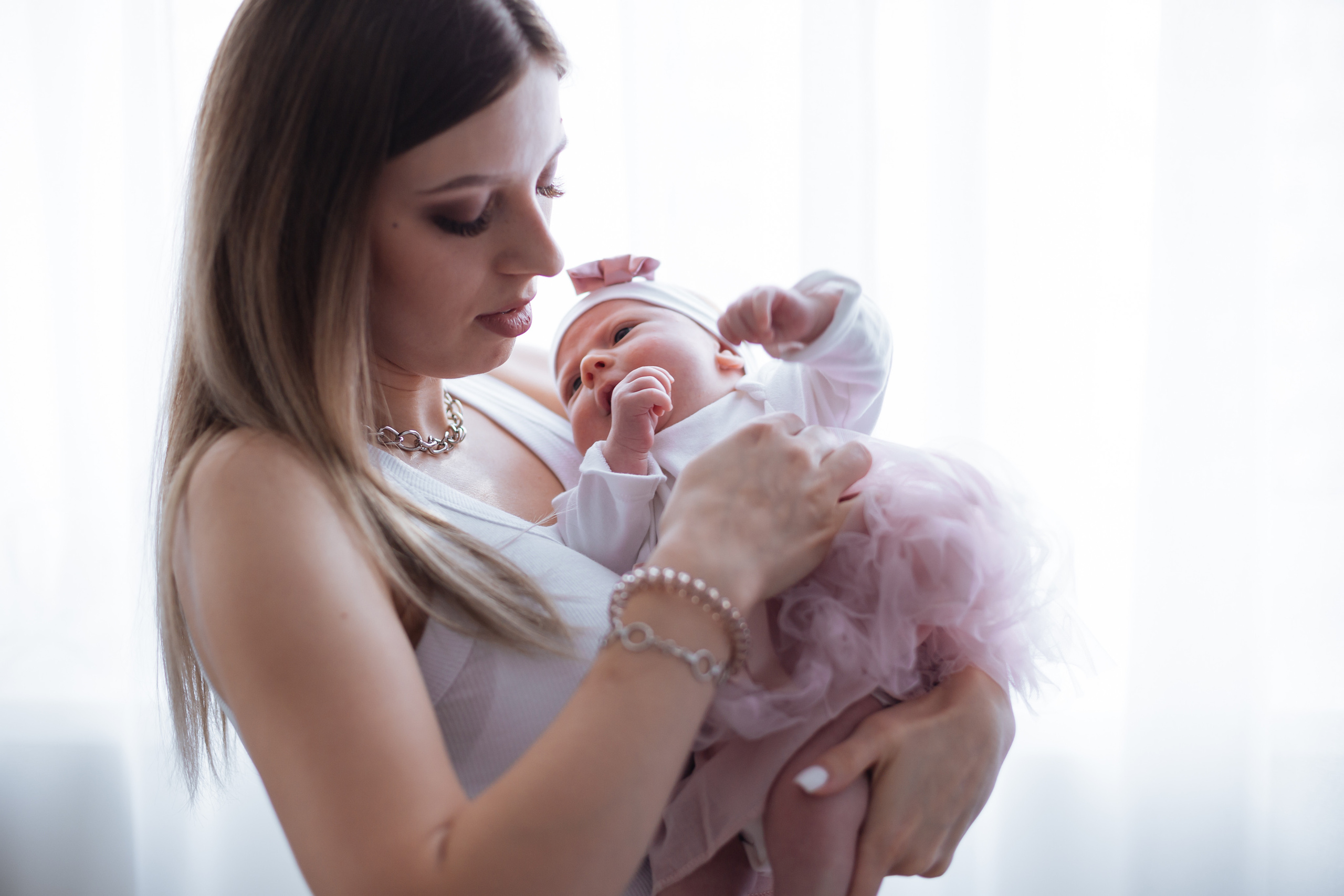 Первая фотосессия Аделины. Фотограф новорожденных Химки, Красногорск, Мытищи и Москва Елена Третьяк