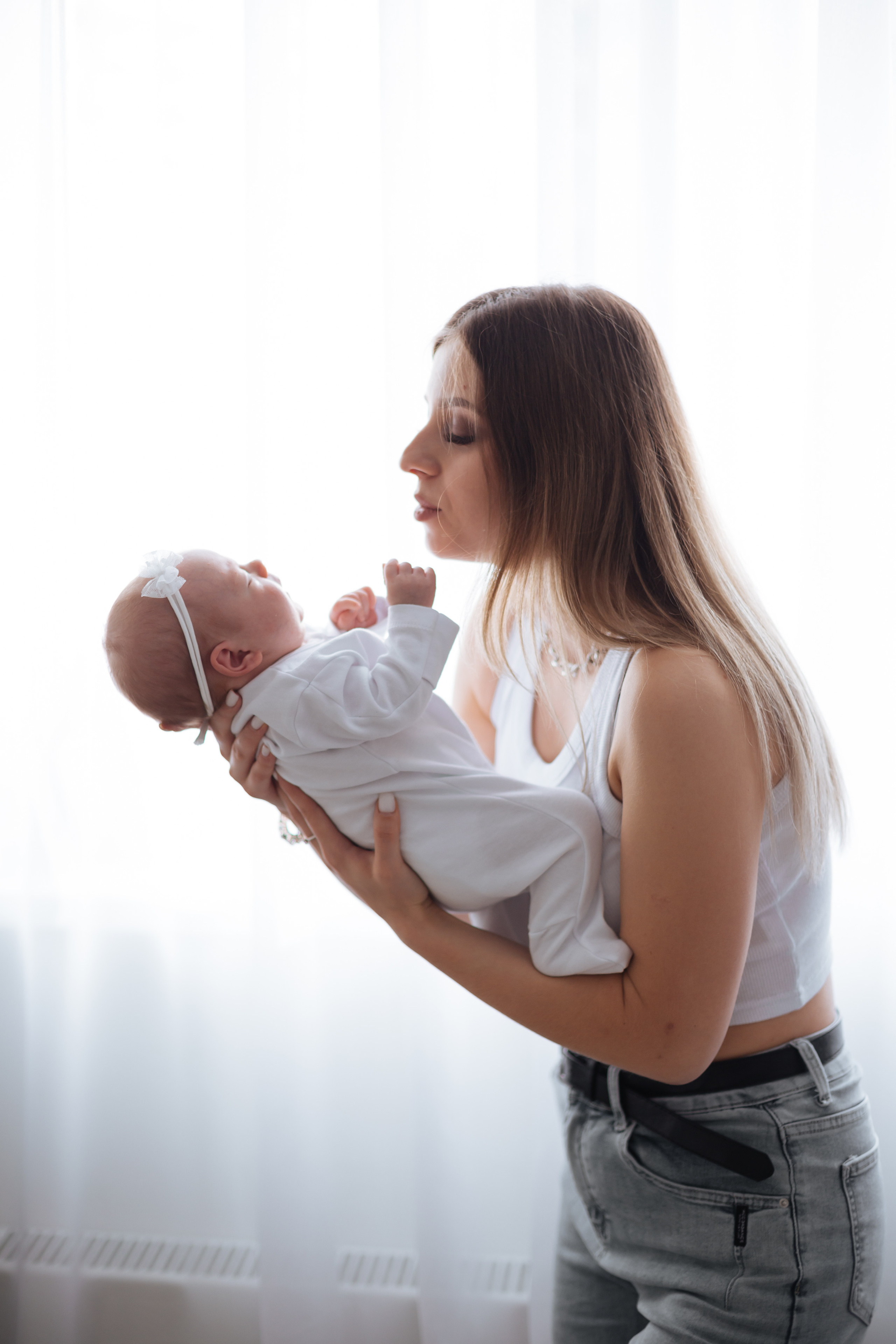 Первая фотосессия Аделины. Фотограф новорожденных Химки, Красногорск, Мытищи и Москва Елена Третьяк