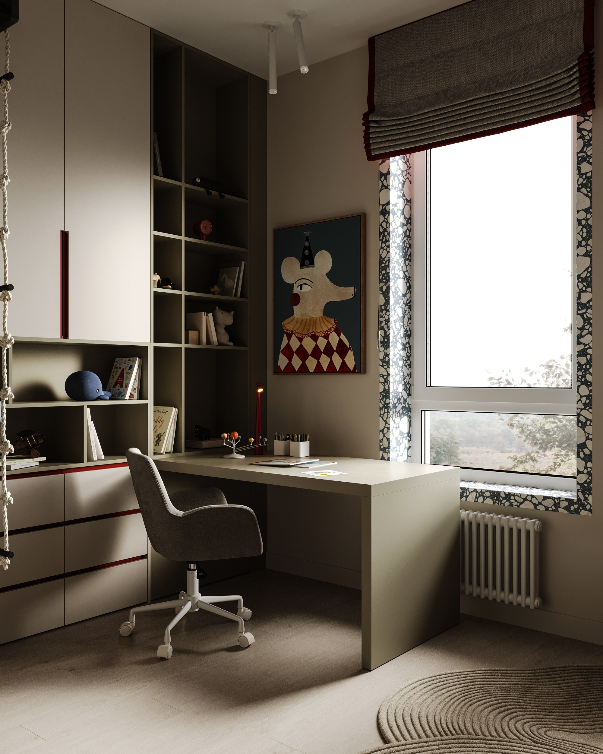 Детская ЖК «Аристократ». 3D визуализация интерьера Надежда Соколова