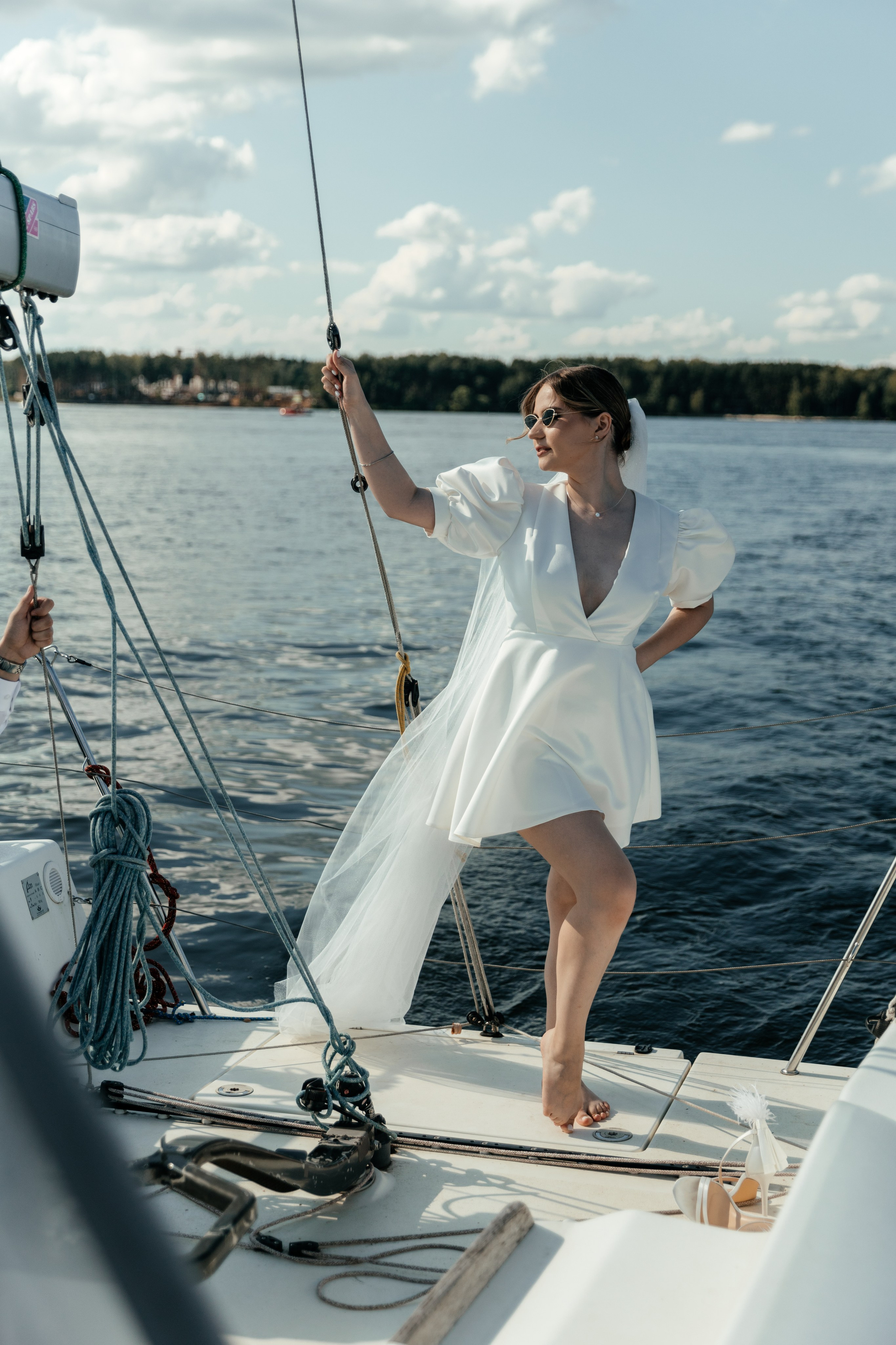 Настя и Витя | Rodina Yaht Club. Свадебный фотограф Ангелина Зотова | Обнинск, Москва, Калуга