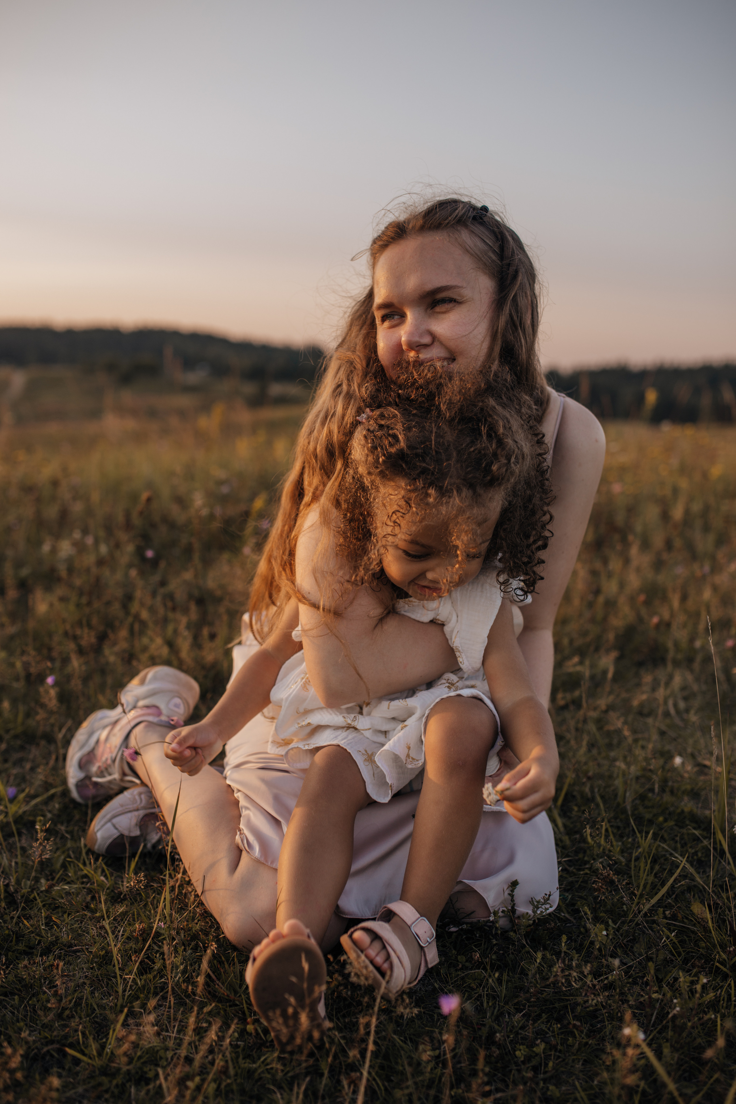 Оля и малышка Кира. Екатерина Глинер Семейный фотограф СПБ